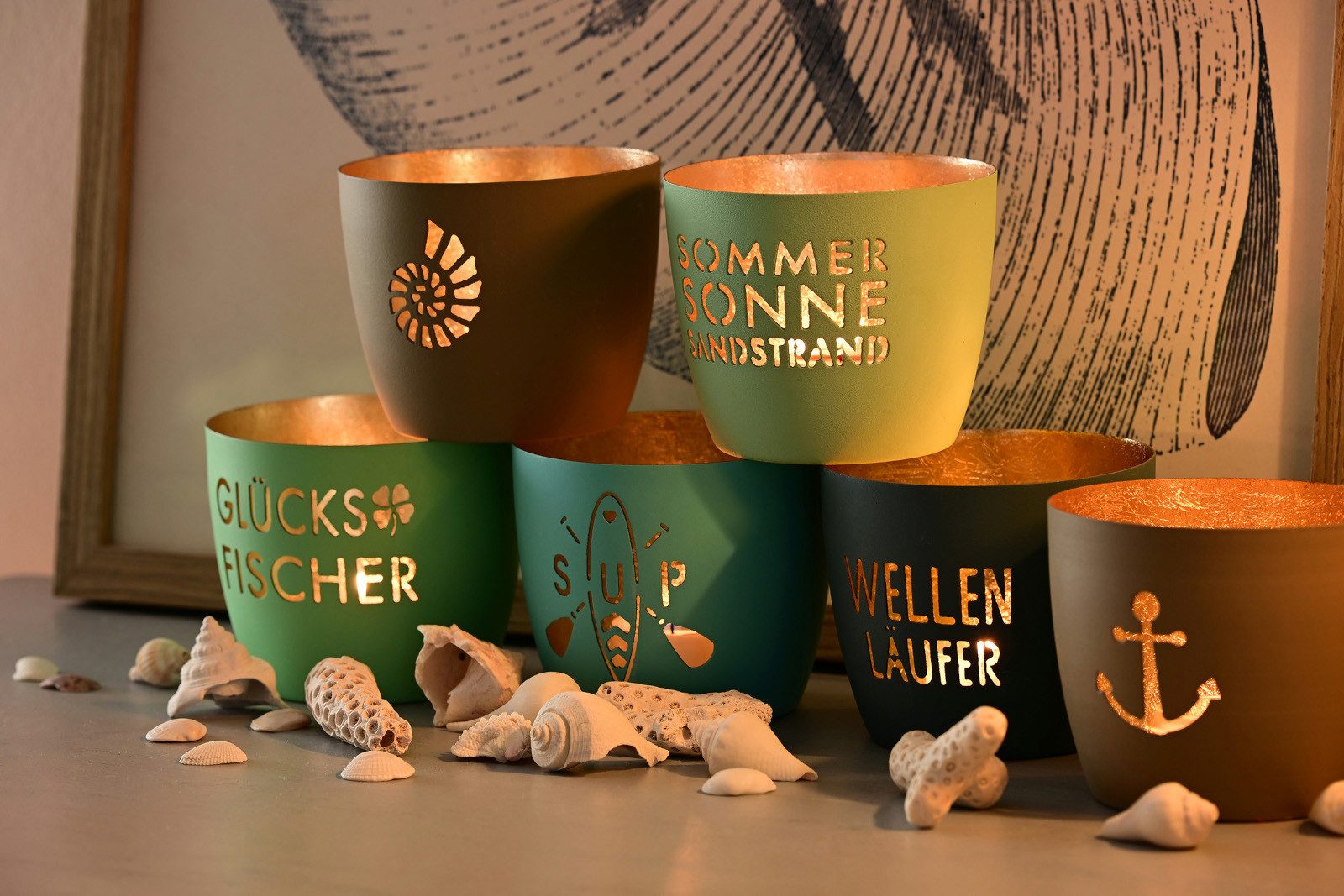 Giftcompany Windlicht Madras Windlicht M Krabbe günstig online kaufen