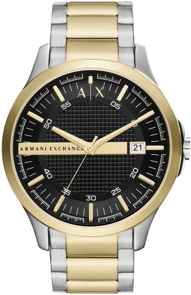 ARMANI EXCHANGE Quarzuhr, Gehäuse aus Edelstahl, Gehäuse-Ø ca. 46 mm