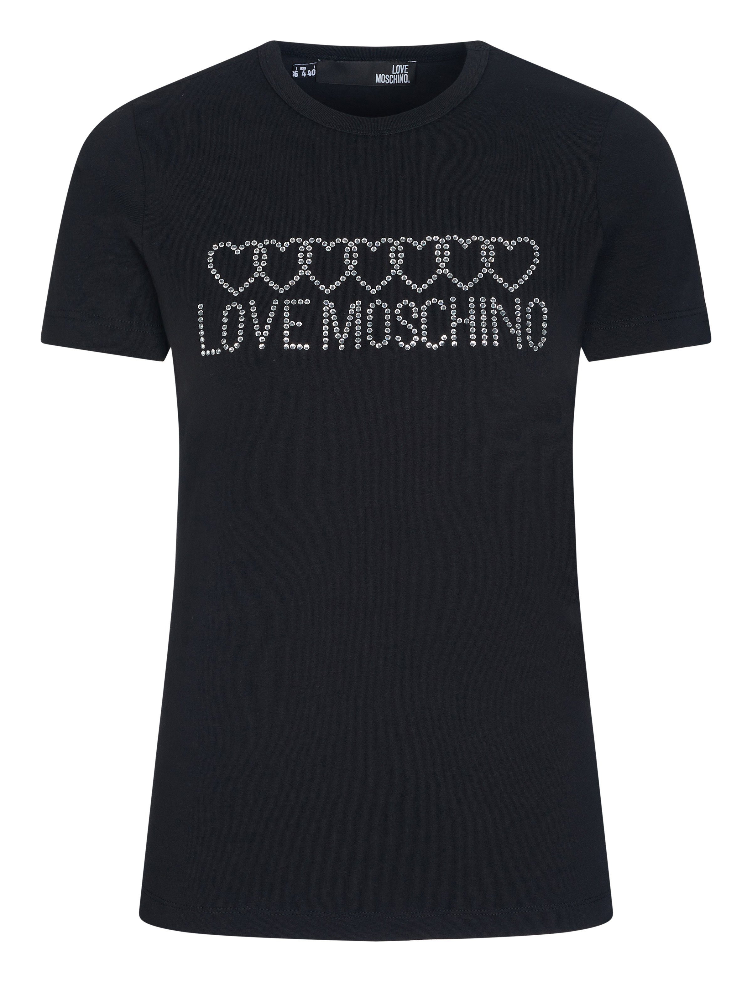 LOVE MOSCHINO T-Shirt Love Moschino Top schwarz