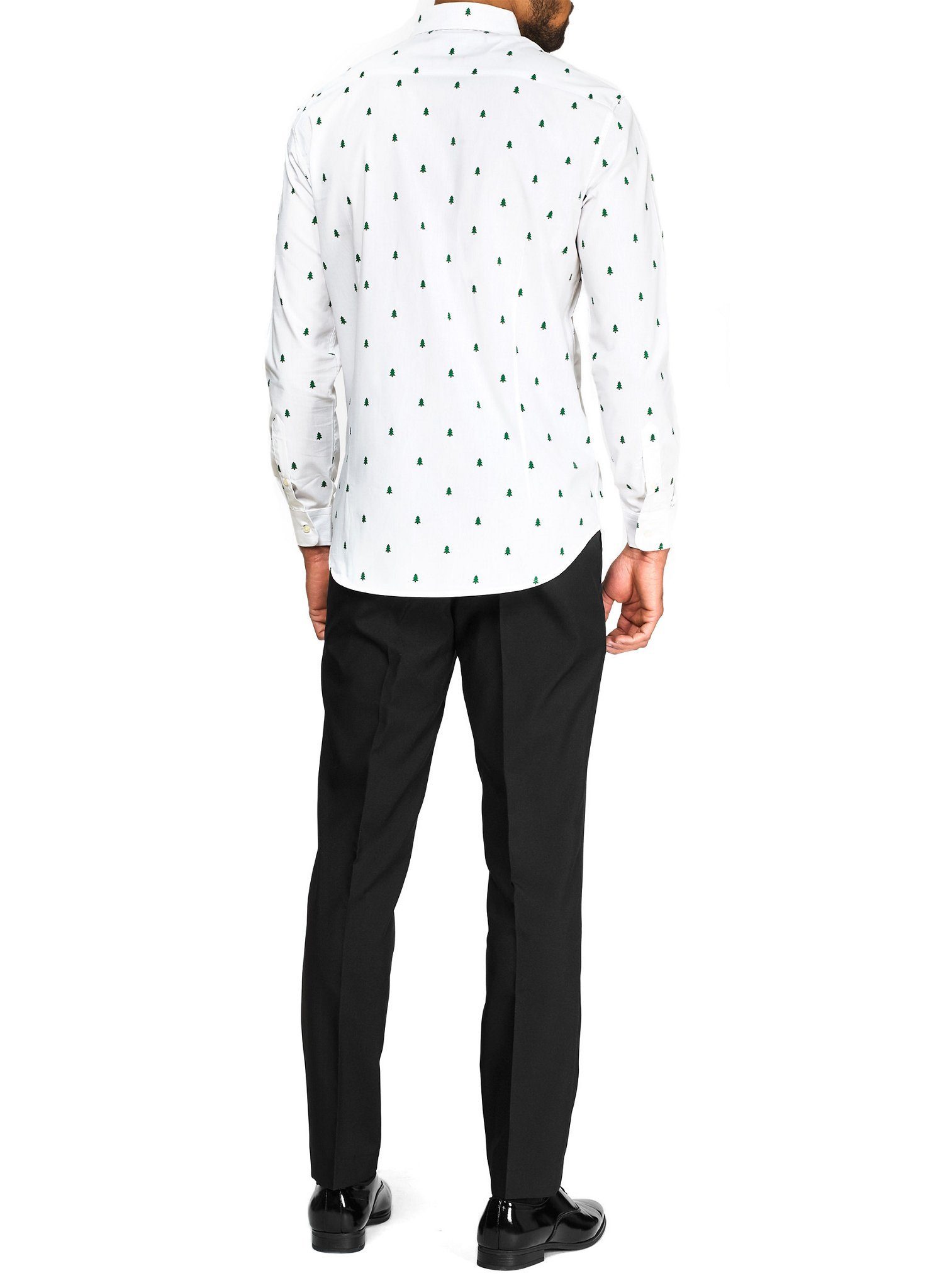 Opposuits T-Shirt Christmas Tree Hemd Da sieht man das Hemd vor lauter (Wei günstig online kaufen