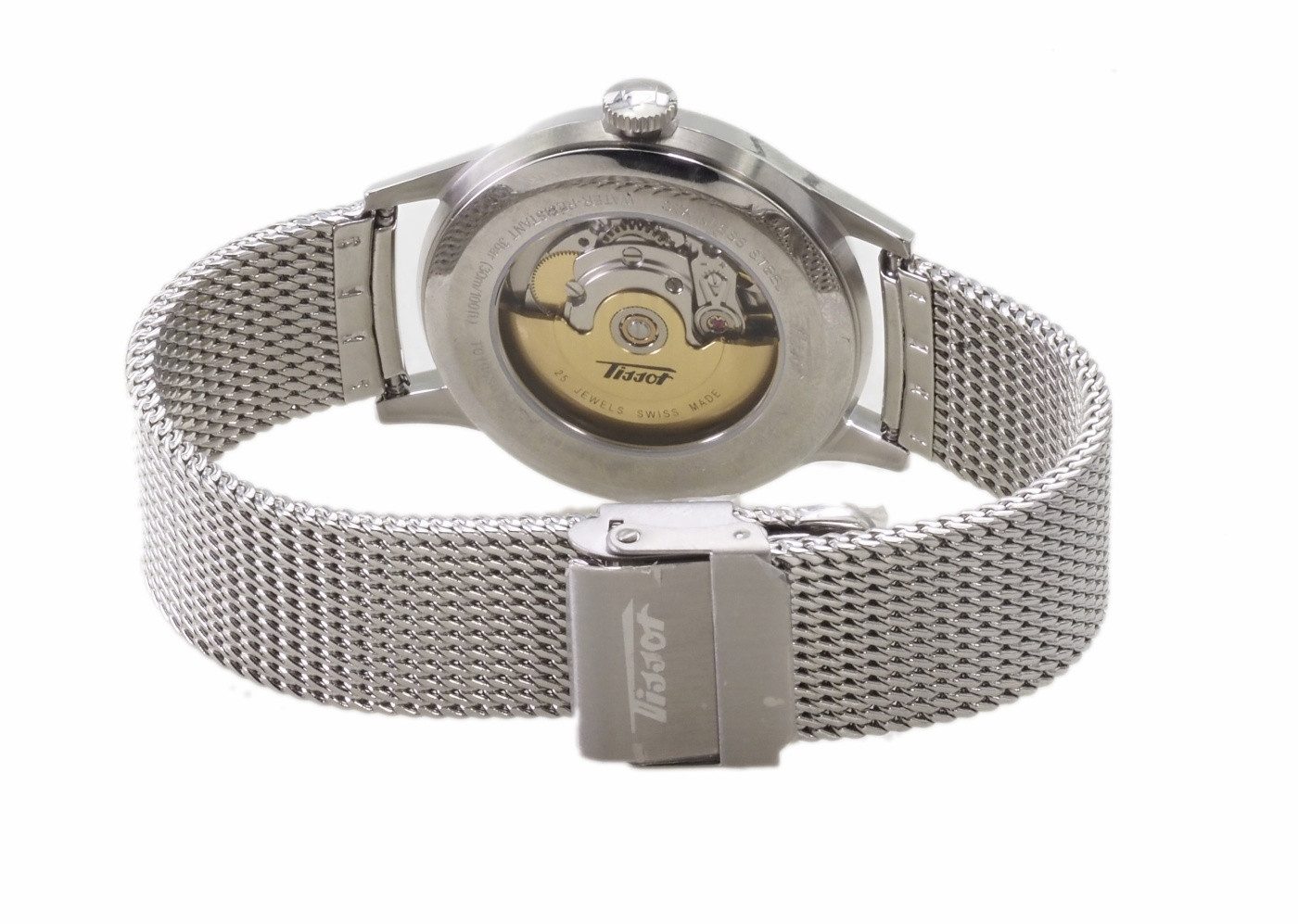 Tissot Automatikuhr Tissot Herren Automatik Uhr Heritage Visodate T0194301104100, (Silber)