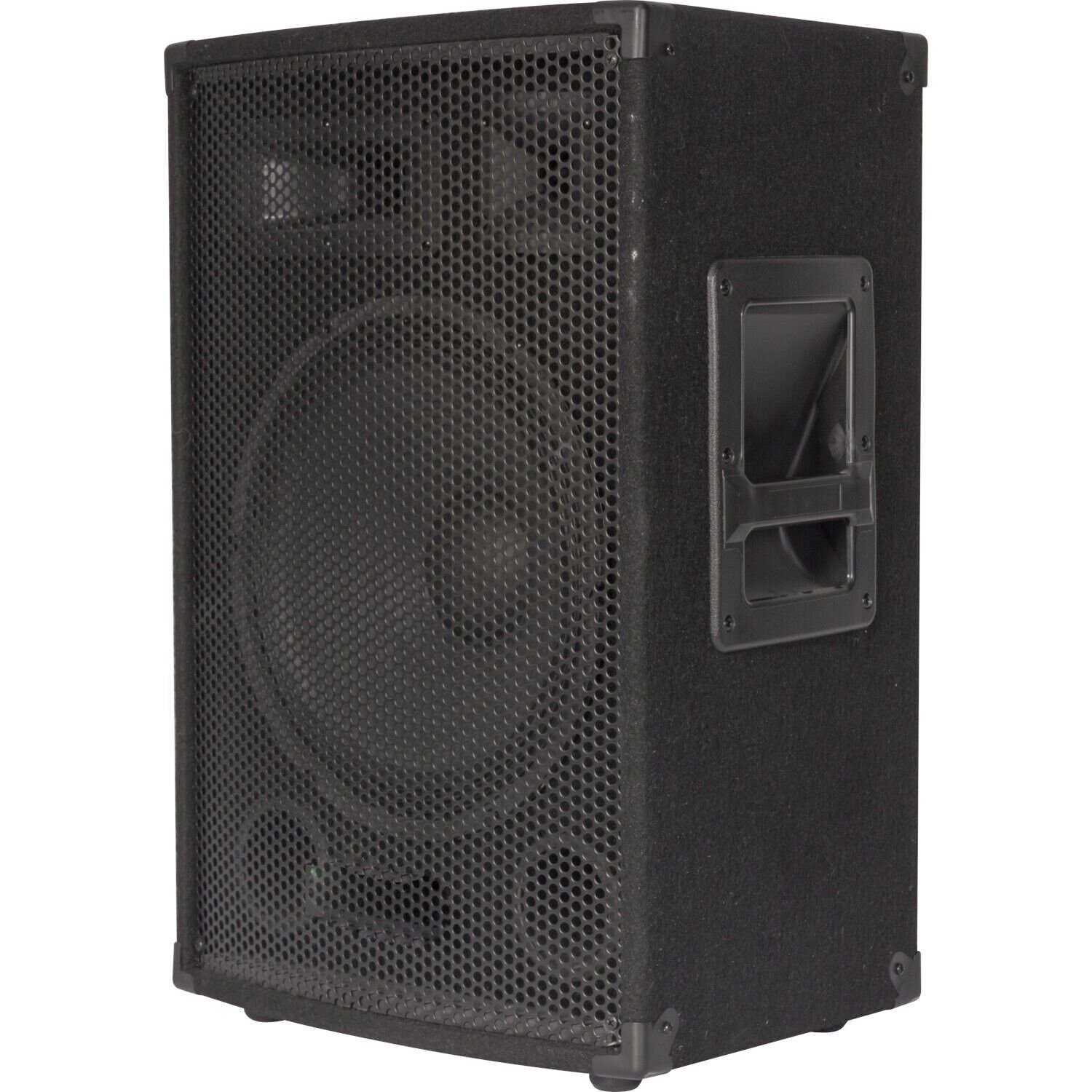 (1340 Mixer LED Anlage Subwoofer 3280W DSX Boxen 25cm W) Party-Lautsprecher Pa Stativ Lichtset 38cm