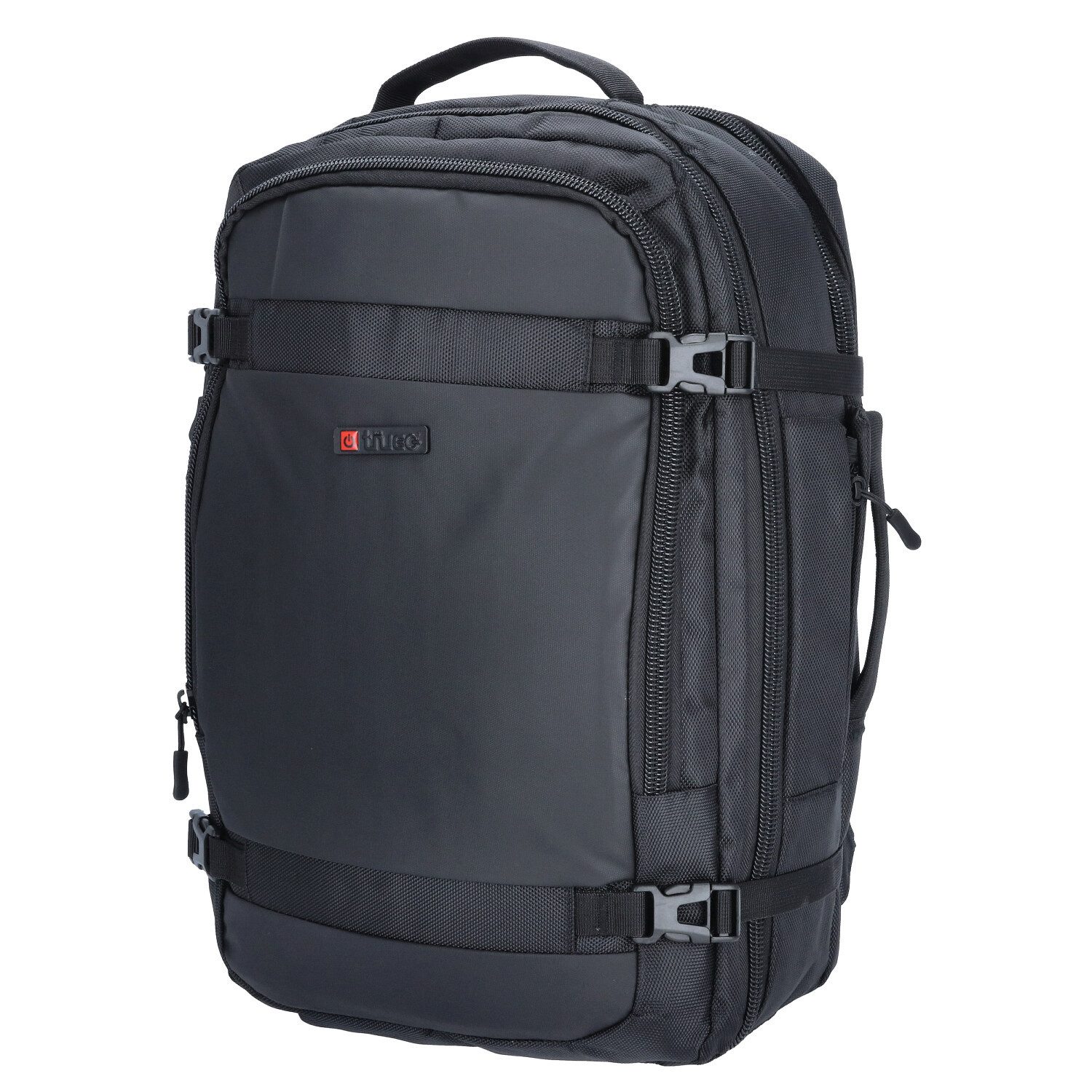 TheTrueC Freizeitrucksack TheTrueC Rucksack Business Line - Milan Black (1-tlg)