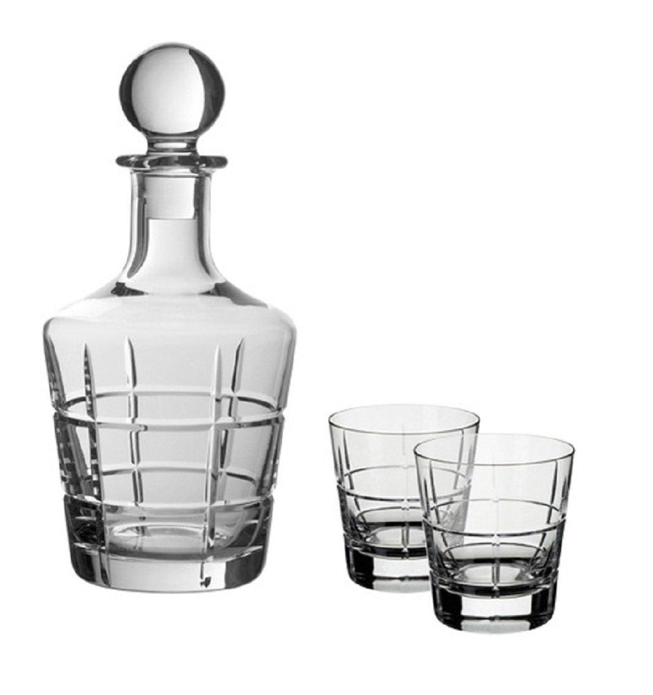 Villeroy & Boch Whiskyglas Ardmore Club Whiskybecher + Karaffe 3er Set,  Glas, 1136149201