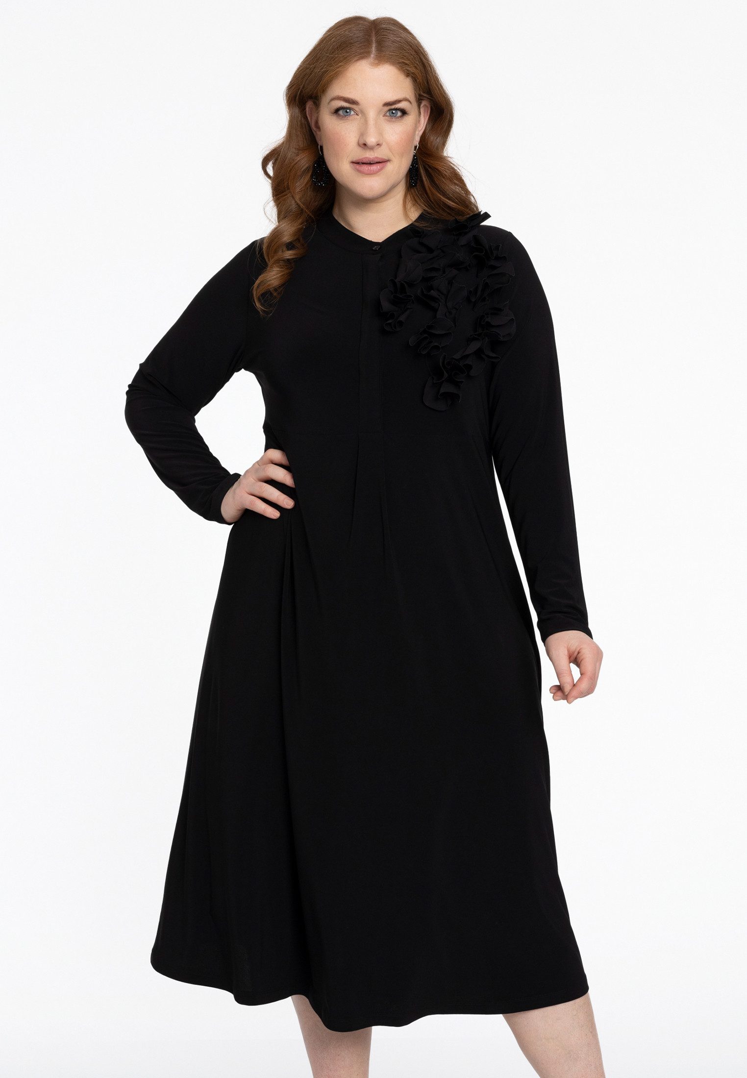 A-Linien-Kleid Damen Kleid Große Größen