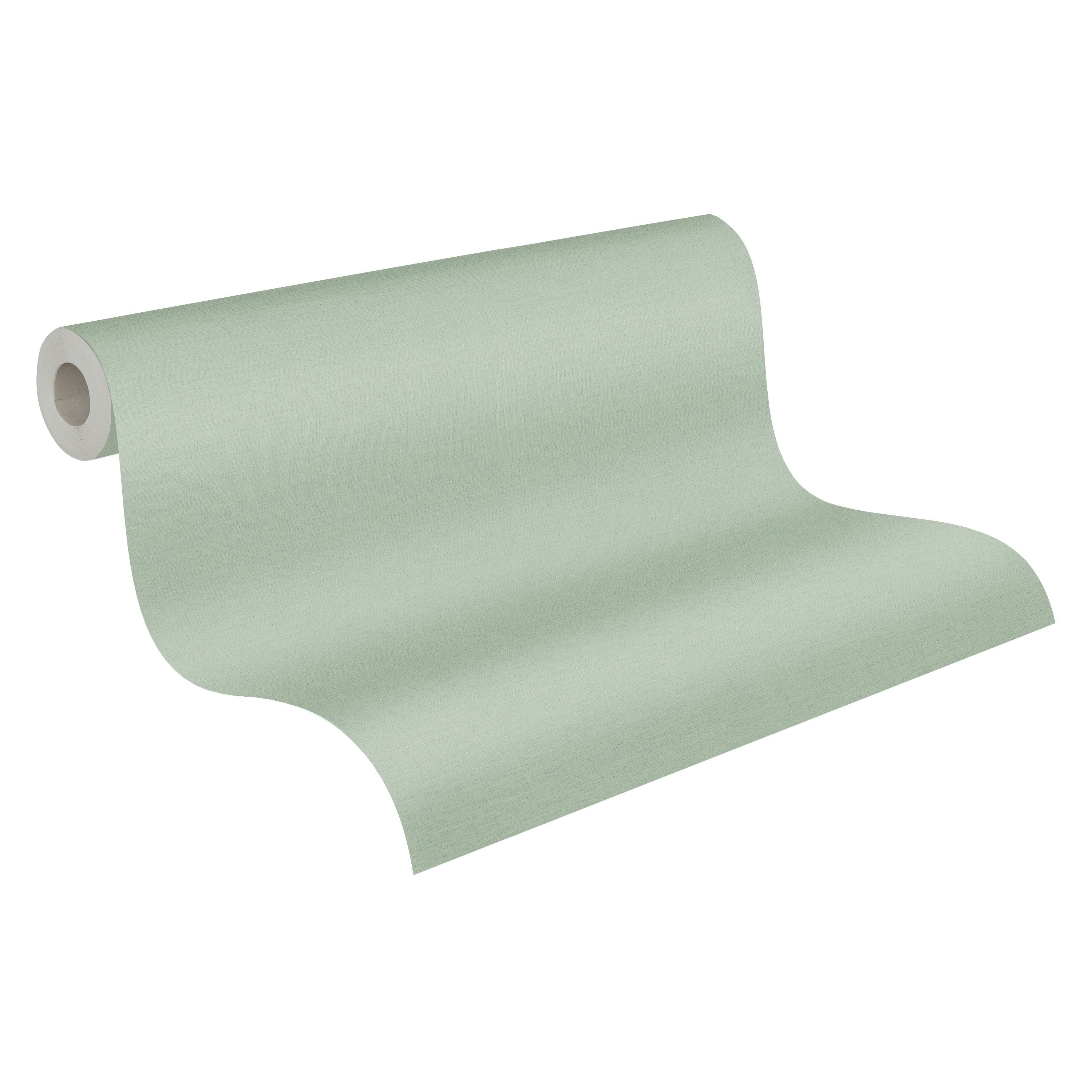 A.S. Création Tapete Uni Mintgrün 53 cm x 10,05 m AS-371788 günstig online kaufen