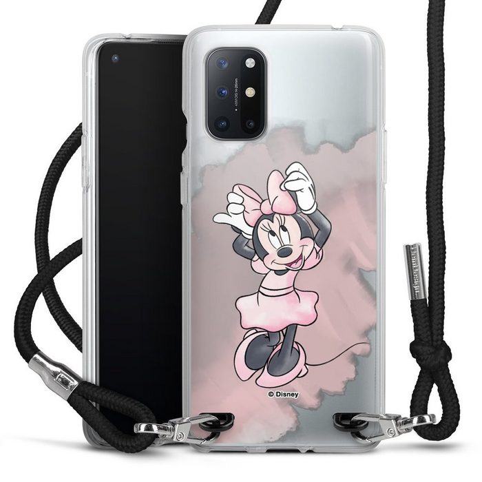 DeinDesign Handyhülle Mickey & Minnie Mouse Disney Motiv ohne Hintergrund OnePlus 8T Handykette Hülle mit Band Case zum Umhängen Cover mit Kette
