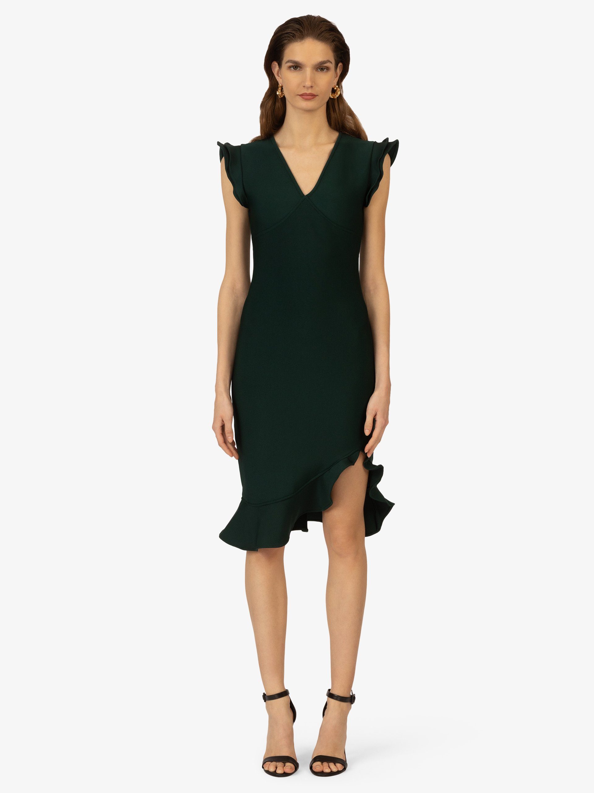 Kraimod Abendkleid aus hochwertigem Material mit Volants günstig online kaufen