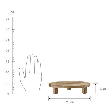 BUTLERS Dekokiste ACACIA Podest Ø25cm