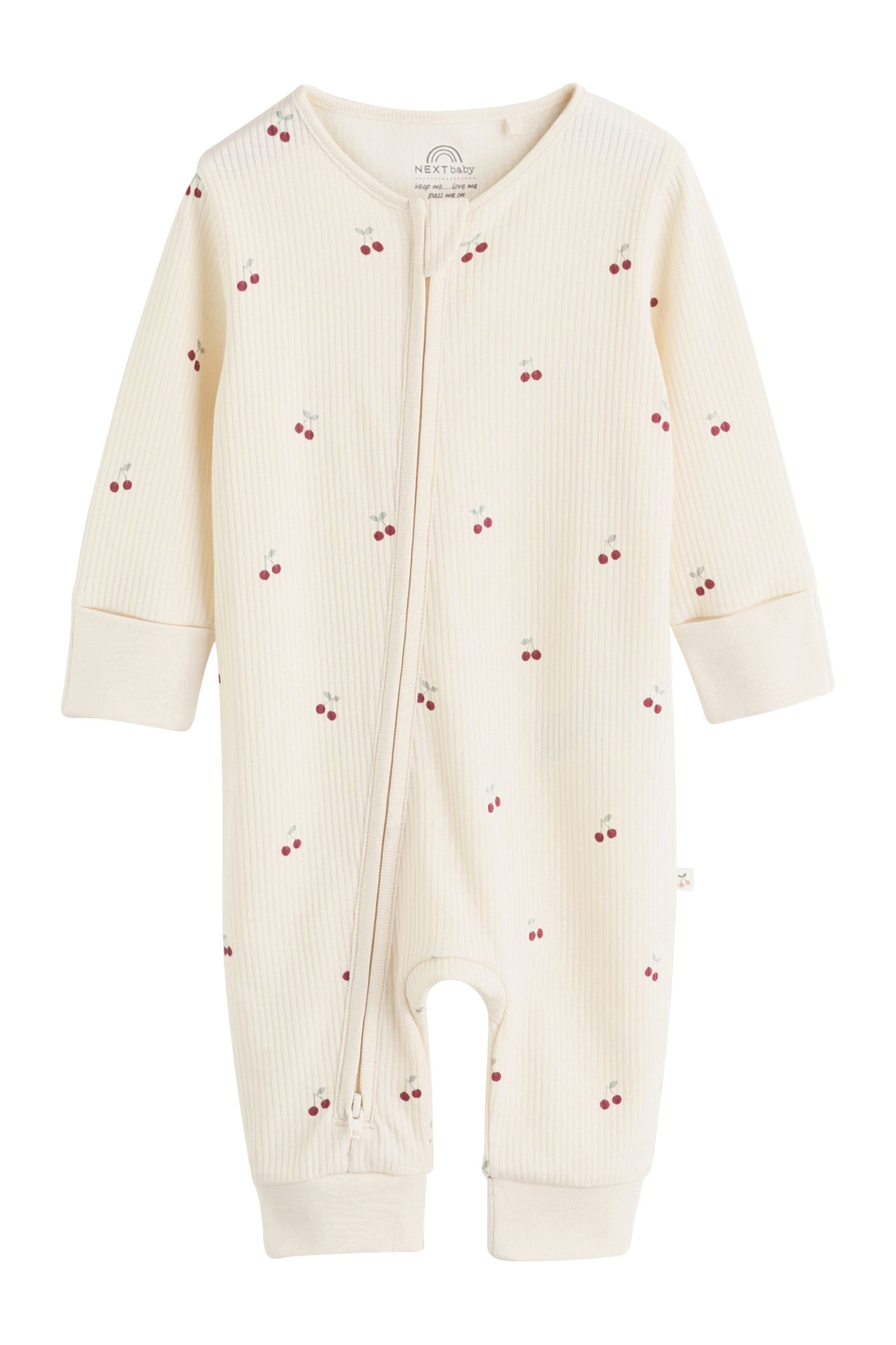 Next Schlafoverall Babyschlafanzüge mit 2-Wege-RV, 4er-Pack (4-tlg)