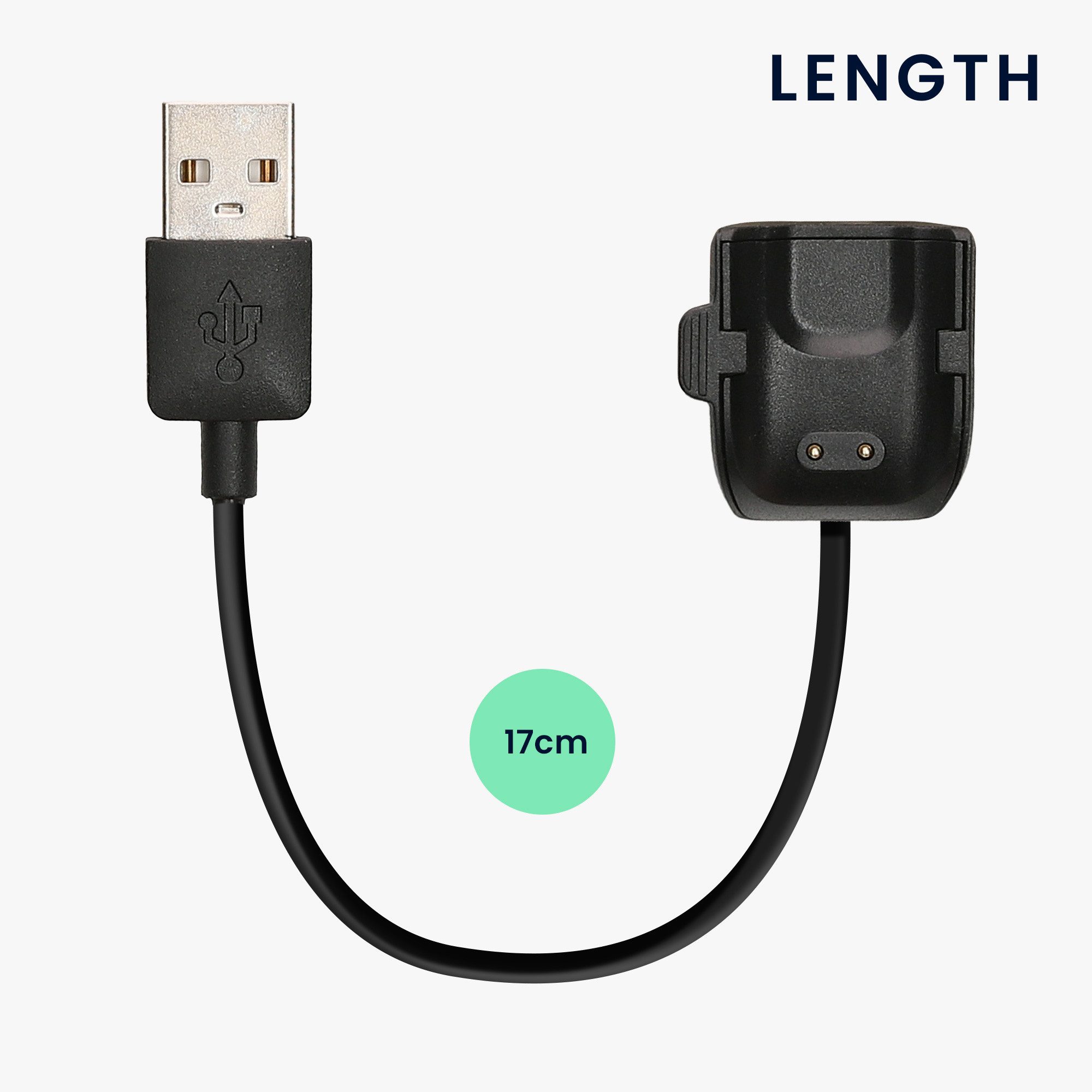 kwmobile Smartwatch Ladekabel für Samsung Galaxy Fit 2 Smartphone-Ladegerät (1-tlg., USB Ladekabel für Smartwatch Aufladekabel - Fitnesstracker Ersatzkabel)