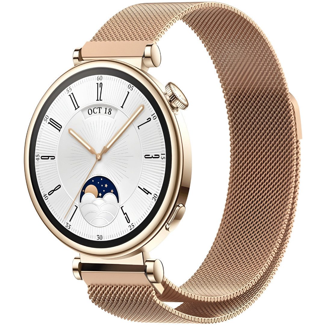 SmartUP Smartwatch-Armband für Huawei Watch GT4 46mm / 41mm Metall Milanese günstig online kaufen