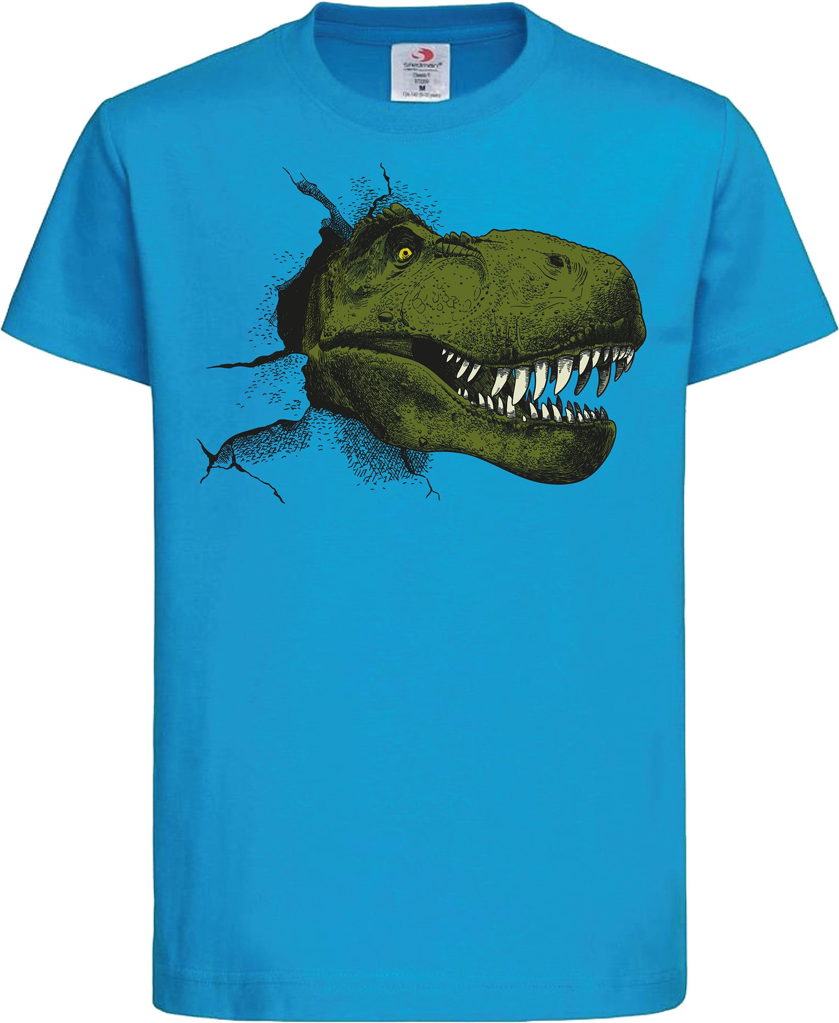 Print-Shirt Kinder T-Shirt: "T-Rex" - Tyrannosaurus Dino Planet Dinosaurier