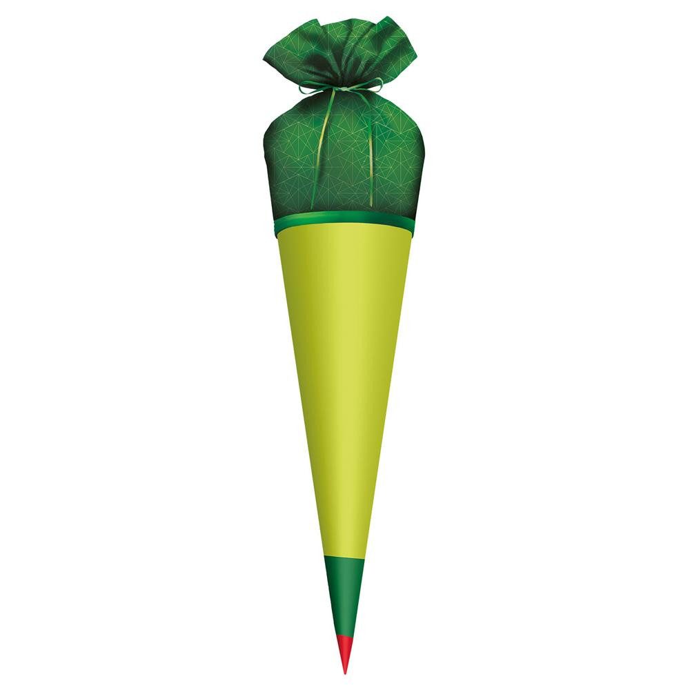Roth Schultüte Stoffbezug Grün, Stoffbezug 70 cm Grün, rund