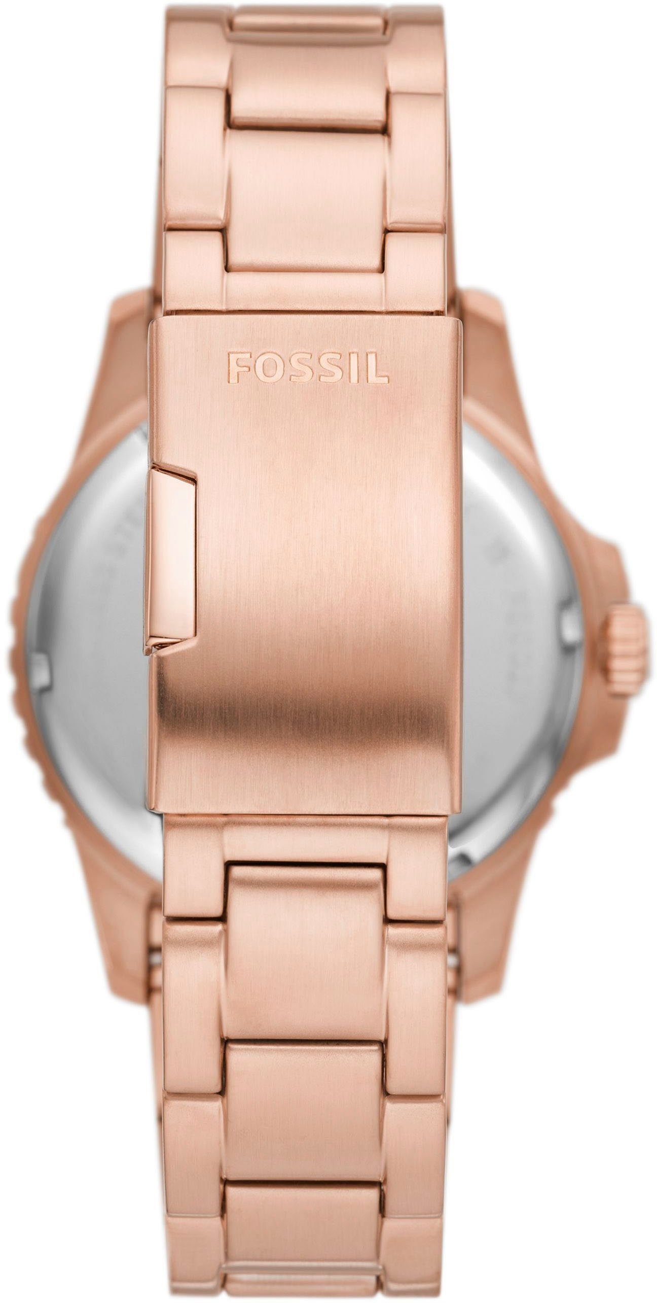 Fossil GMT, FS6027 BLUE FOSSIL Quarzuhr