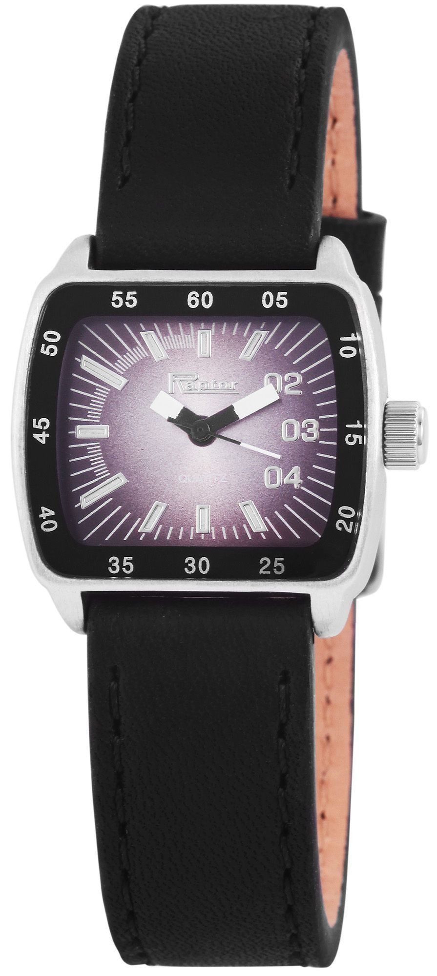 Raptor Quarzuhr RA157 mit Echtlederarmband, 3 günstig online kaufen