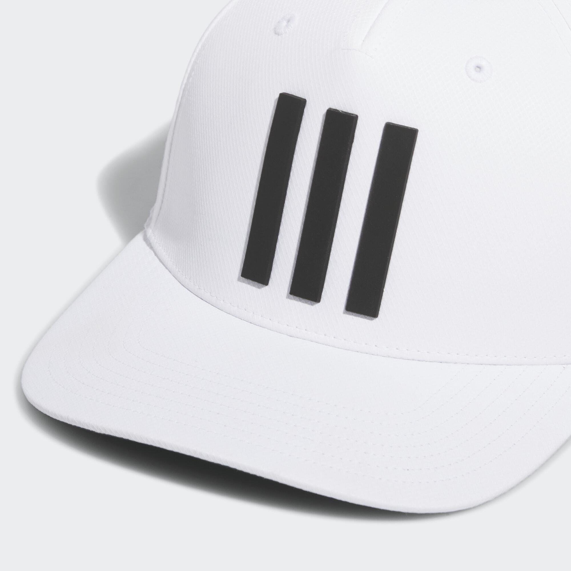 KAPPE Performance White 3-STREIFEN adidas TOUR Baseball Cap