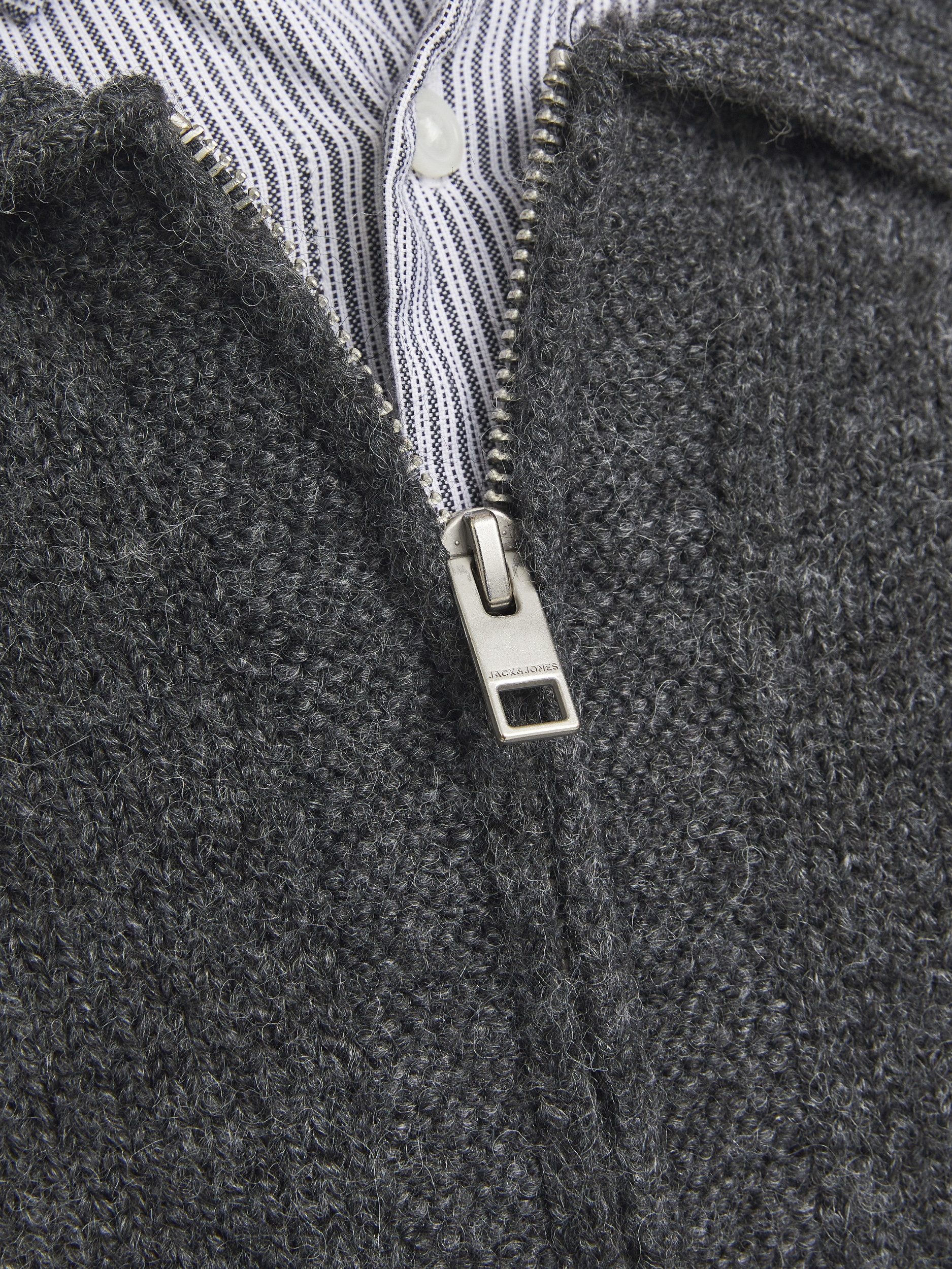 Jack & Jones Strickjacke JPRCCFOX KNIT ZIP CARDIGAN STYD AW2