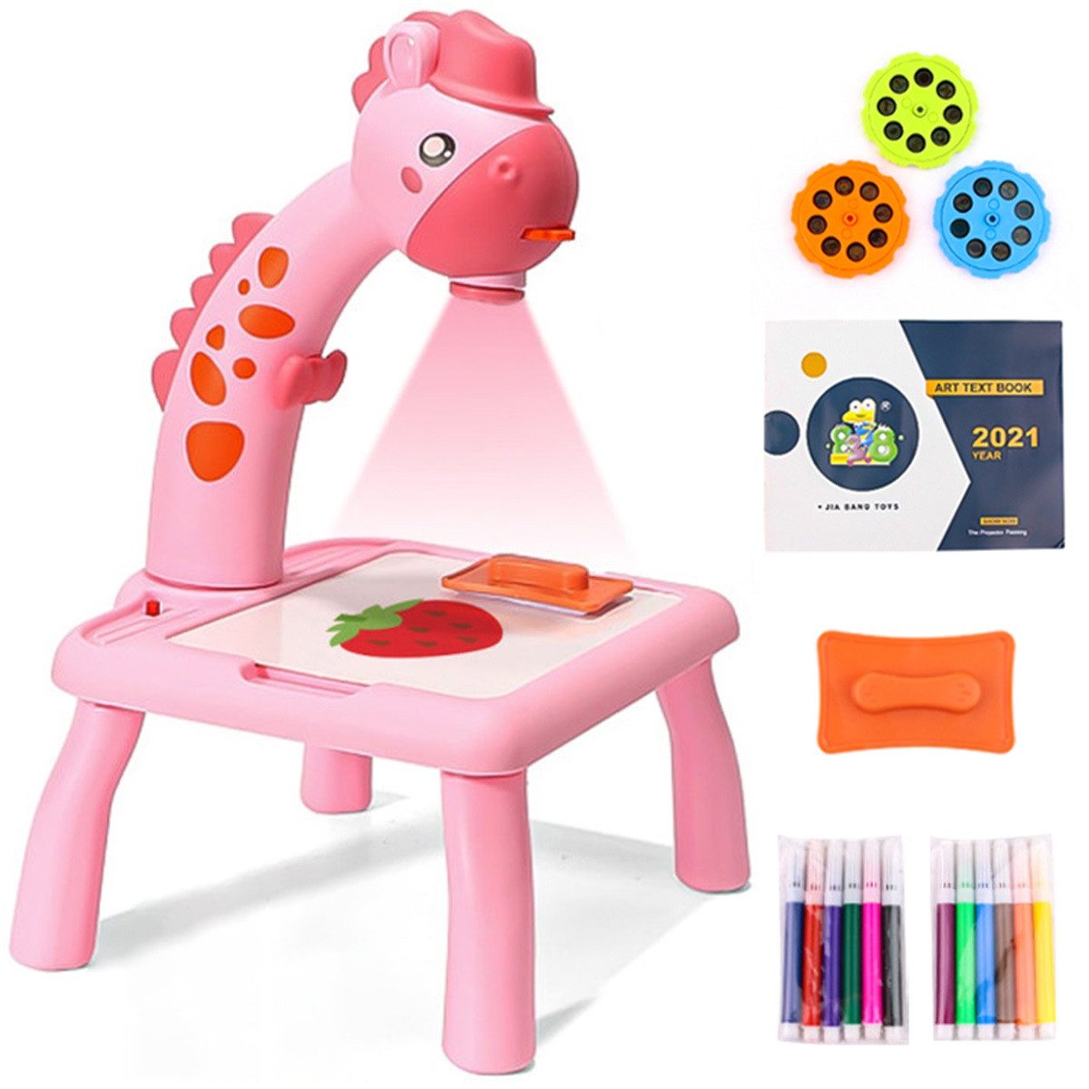 Zaubertafel Zeichentisch Giraffe Kreativer Kinder Zeichenprojektor Tisch