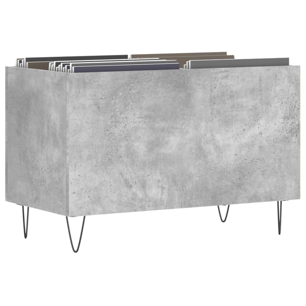 vidaXL Lowboard Plattenschrank Betongrau 74,5x38x48 cm Holzwerkstoff (1 St)