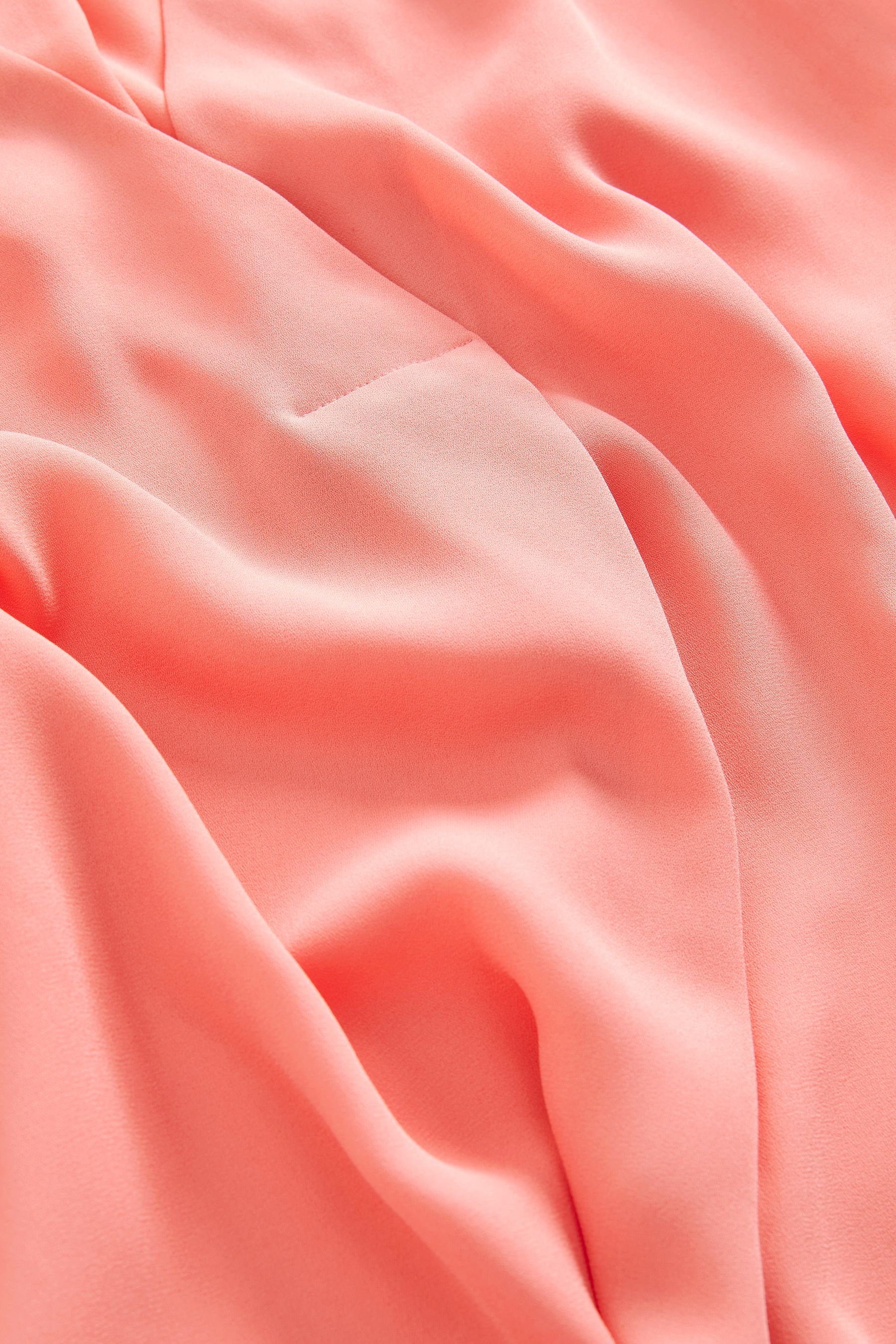 Next Blush Blusenshirt Pink Schlupf-Oberteil (1-tlg) Langärmeliges