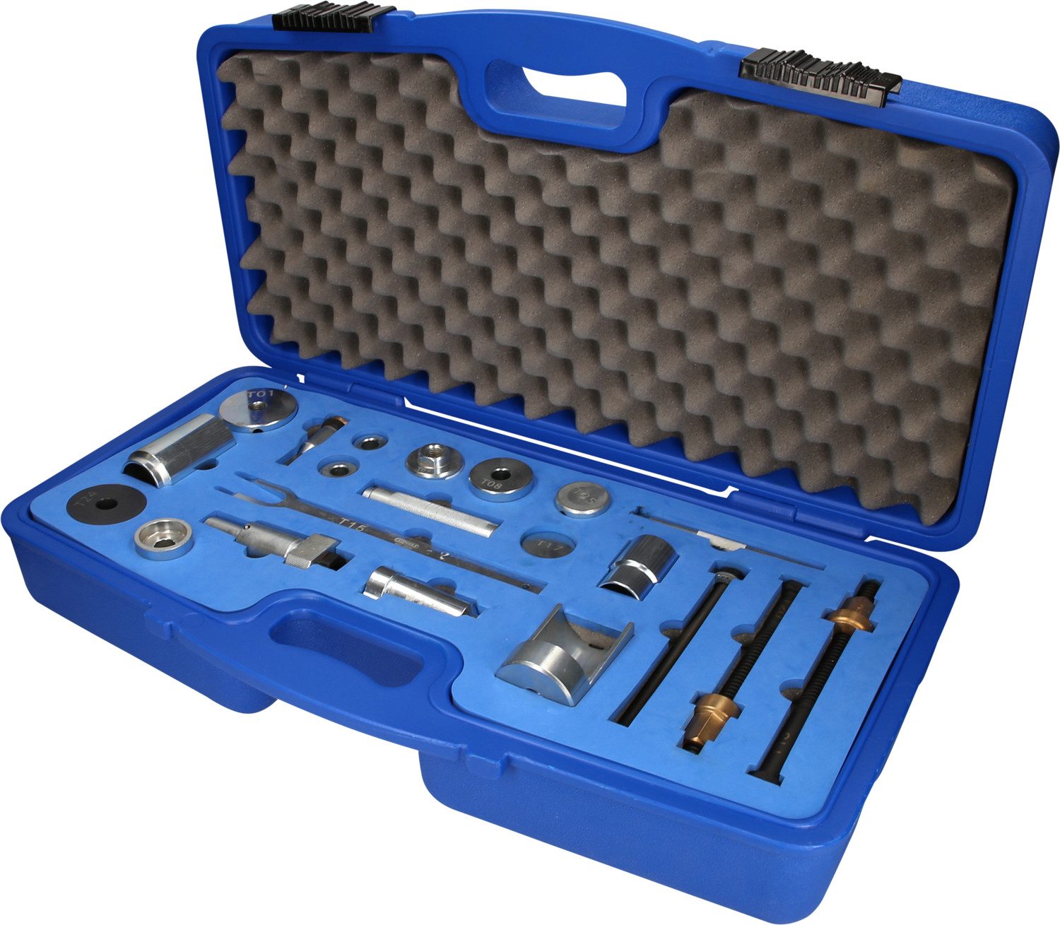 Brilliant Tools Gabel- und Ringschlüssel Bremssattel-Instandsetzungs-Koffer, 24-tlg (460.0905)