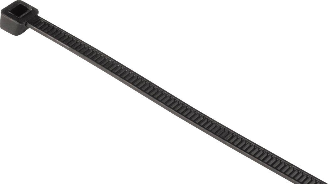 mm, 300 selbstsichernd, Kabelverbinder-Sortiment 50 Hama Schwarz Kabelbinder, Stück,