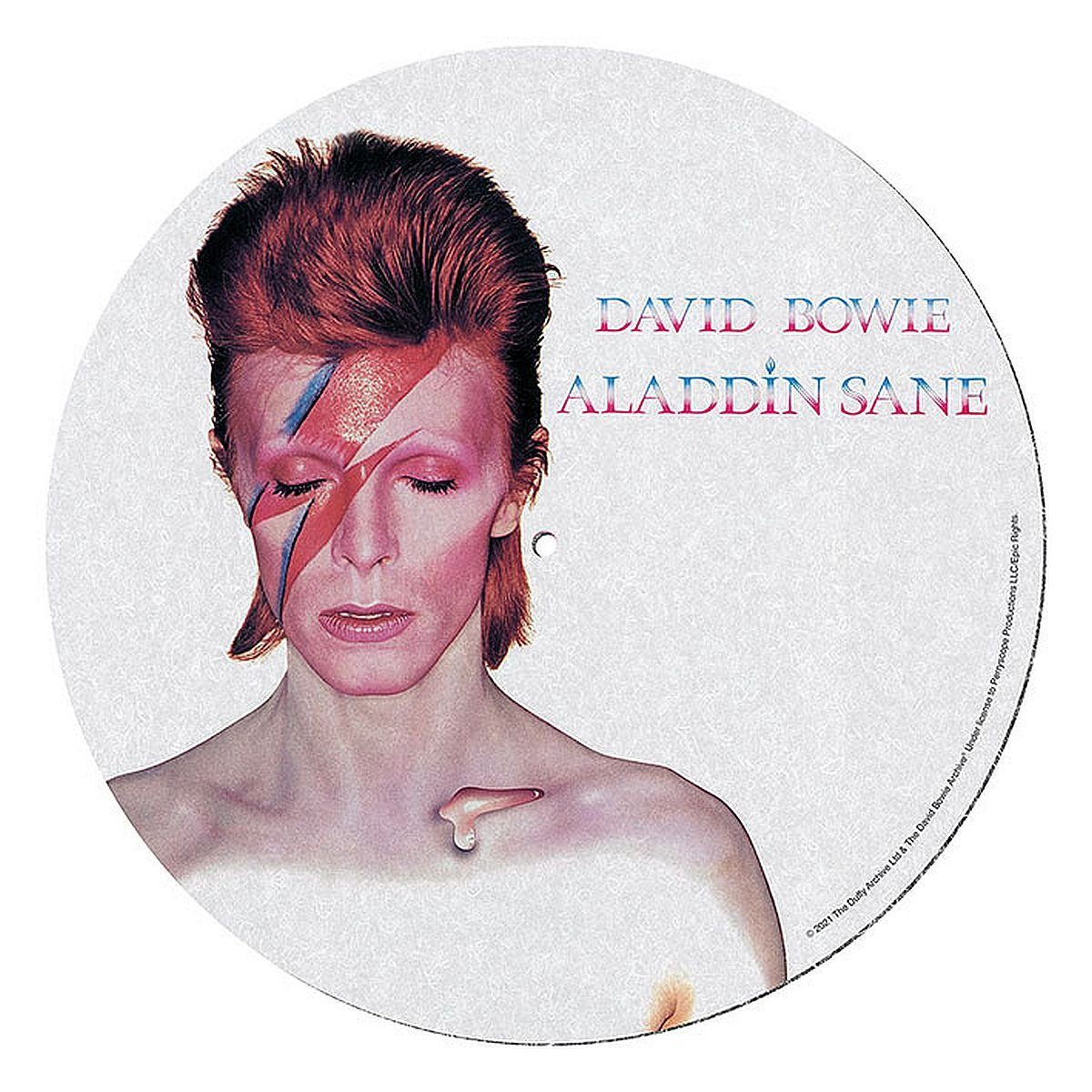 PYRAMID Plattenspieler-Schutzhülle David Bowie Plattenteller auflage Record Slip Mat
