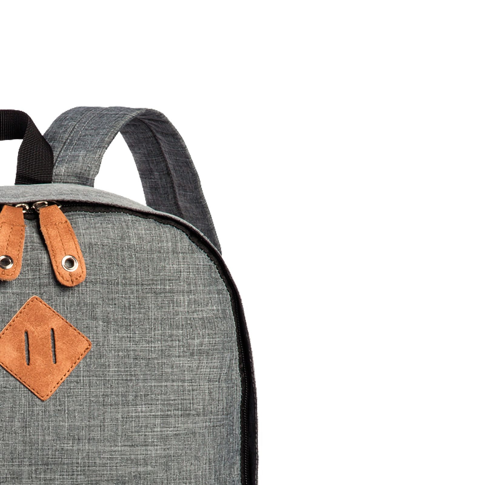 BestWay Bags Freizeitrucksack Bestway grauer unisex Businessrucksack, Jugend, Damen Freizeitrucksack, Cityrucksack Polyester, grau ca. 43cm