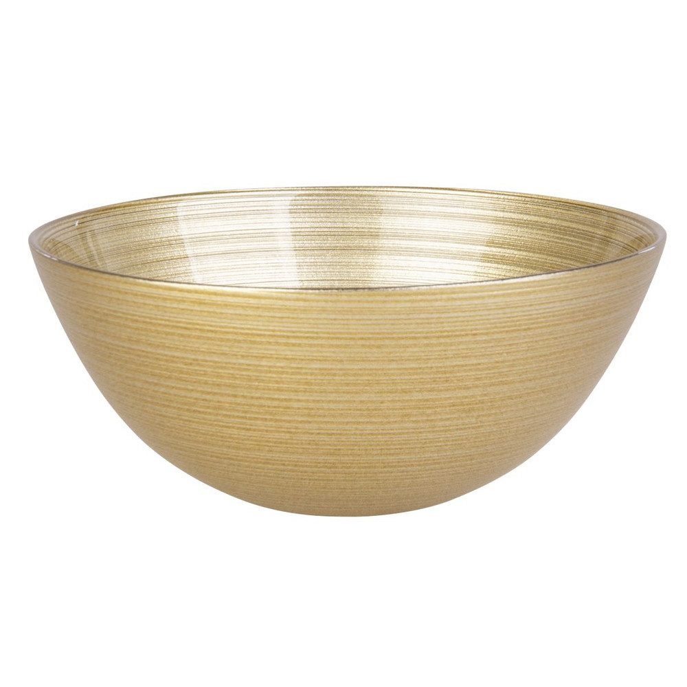 Koopmann Dekoteller Glasschale - gold - günstig online kaufen