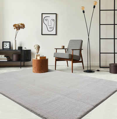 Teppich »Relax Moderner Flauschiger Teppich, Anti-Rutsch, Waschbar, Felloptik«, the carpet, Rechteck