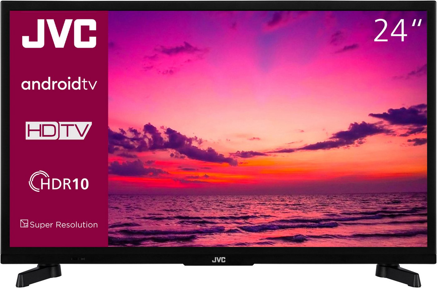 JVC LT-24VAH3455 LED-Fernseher (60 cm/24 Zoll, HD-ready, Android TV, Smart-TV) schwarz ! RABATT: 31.95% JVC LT-24VAH3455 LED-Fernseher (60 cm/24 Zoll, HD-ready, Android TV, Smart-TV) schwarz ! RABATT: 31.95%