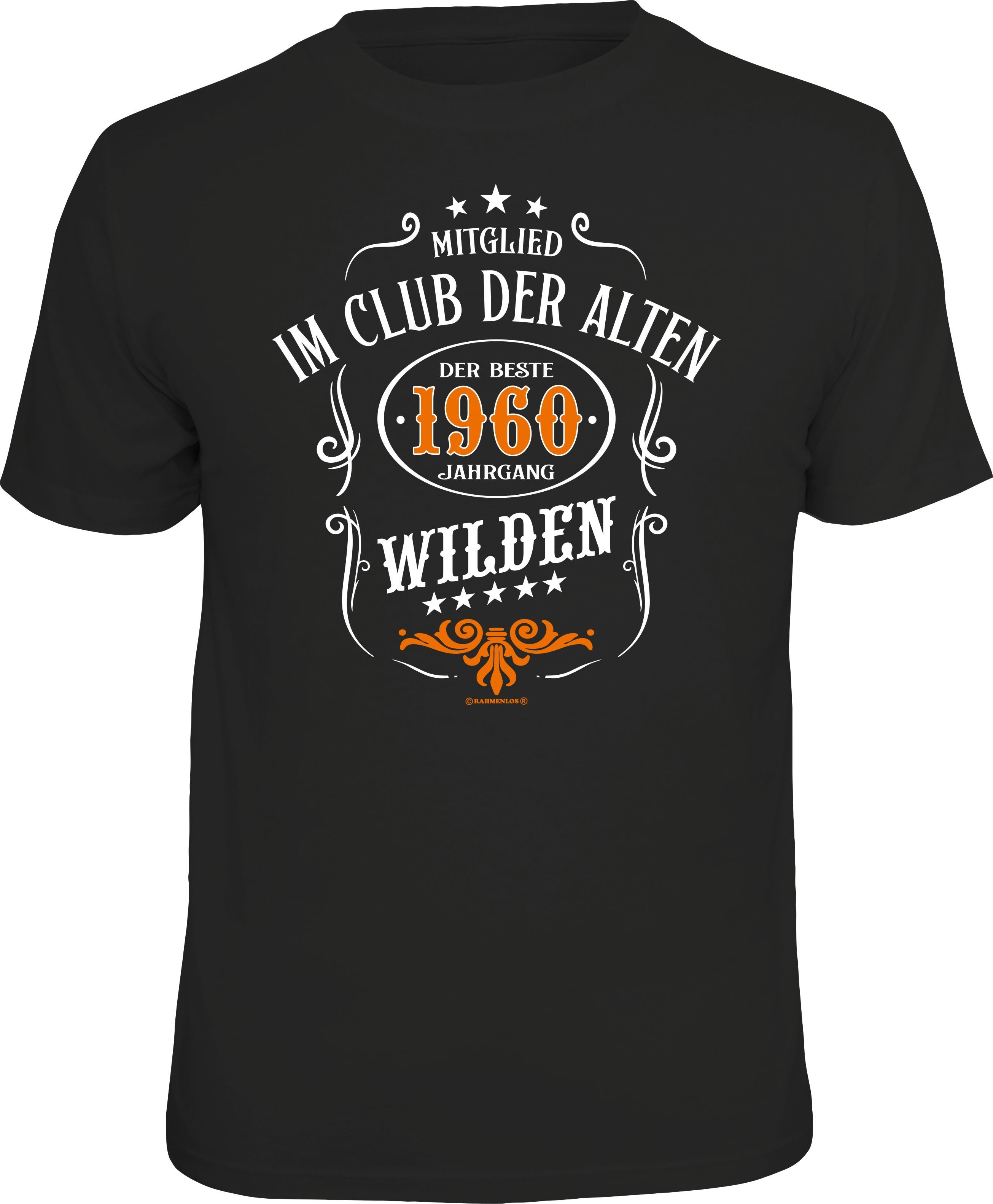 Rahmenlos TShirt mit coolem Print »60. Geburtstag« online kaufen OTTO