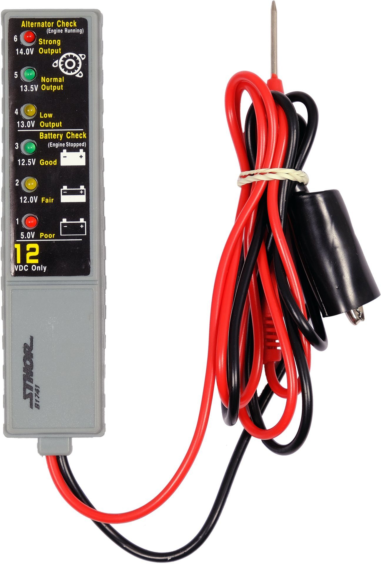Tester für Lichtmaschine und Batterie, Batterietester Autobatterie-Ladegerät