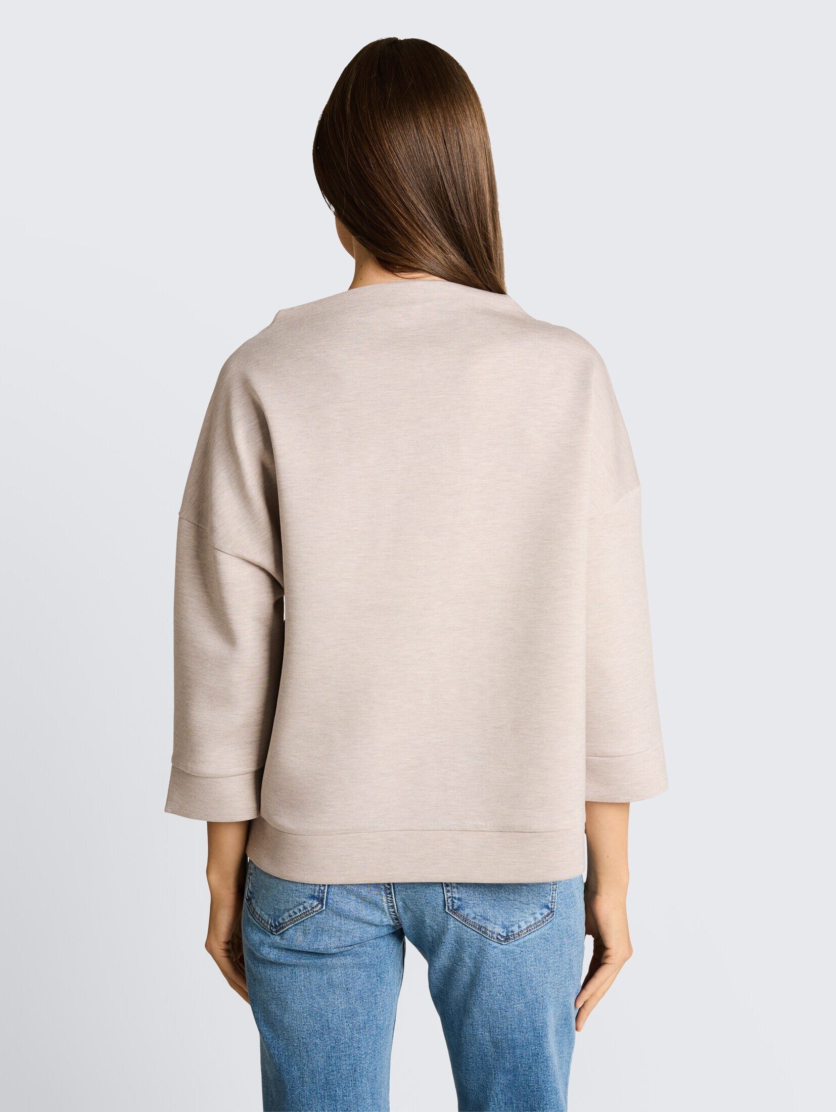 TOM TAILOR Sweatshirt Strick & Sweatshirts Boxy Fit Sweatshirt mit Stehkragen