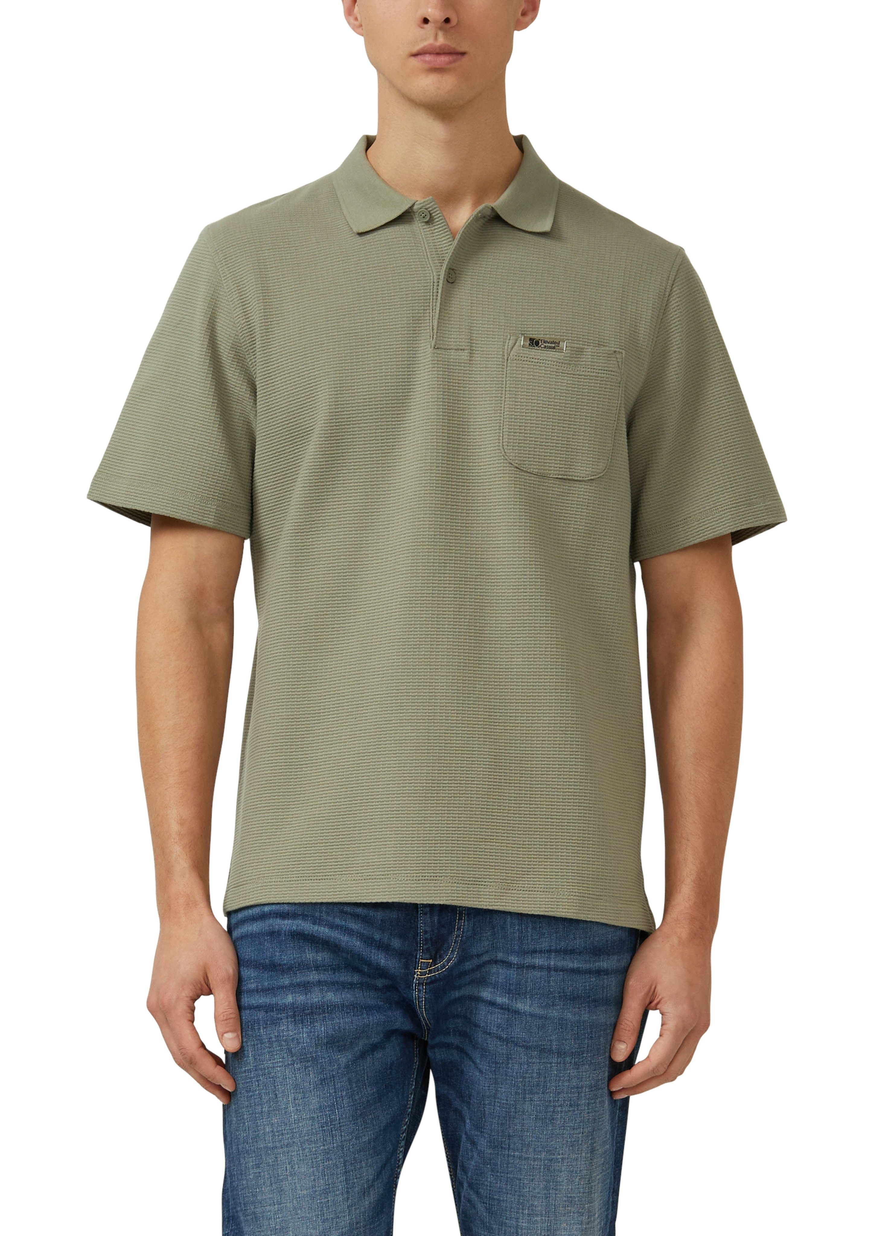 s.Oliver Poloshirt in Waffle-Optik