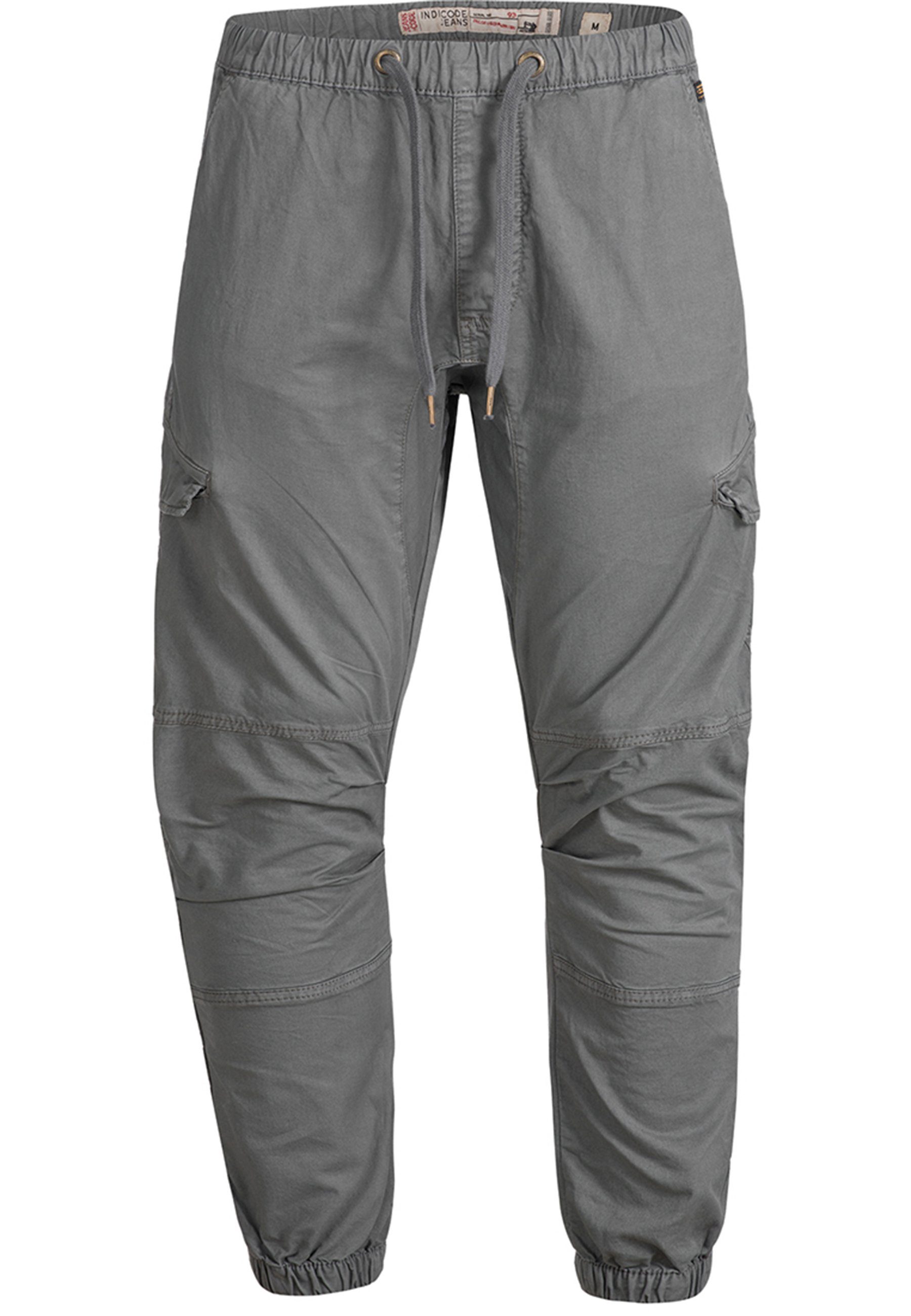 Indicode Cargohose Herren Levy Cargo Hose Herrenhose mit elastischem Bund u günstig online kaufen