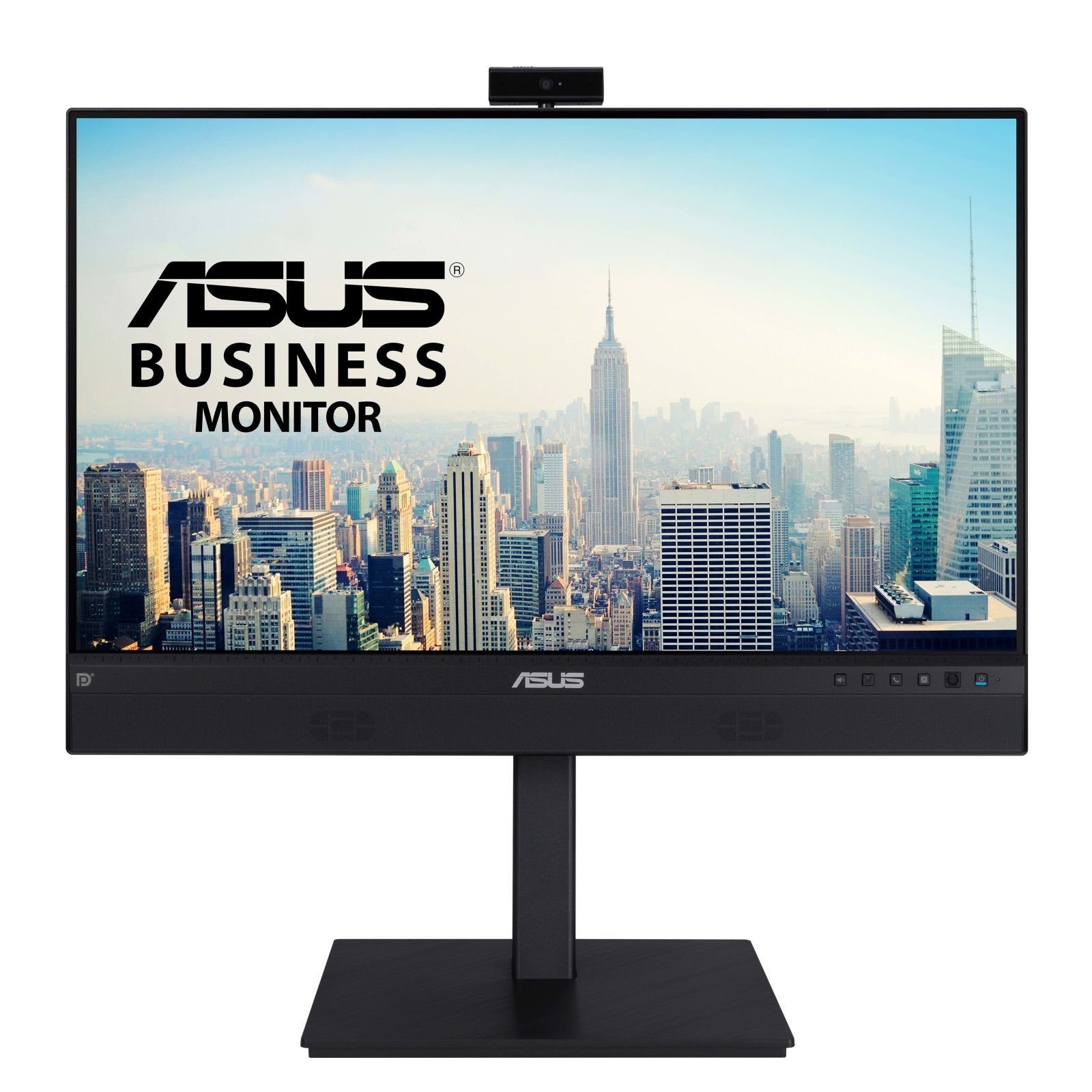 Asus 60,5cm Commerc.BE24ECSNK DP+HDMI IPS Spk FHD Webcam Lif TFT-Monitor (1920 x 1080 px, Full HD, 5 ms Reaktionszeit, 60 Hz, IPS, Kamera, Lautsprecher, HDCP, Kopfhörerbuchse, Pivot, Höhenverstellbar)