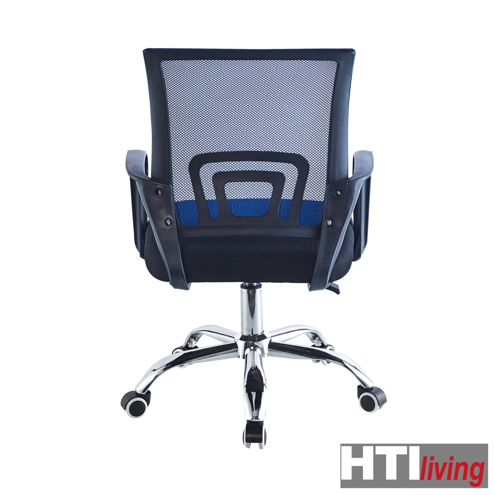HTI-Living St), Georg höhenverstellbar (1 Drehstuhl Drehstuhl Blau Schreibtischstuhl Bürostuhl