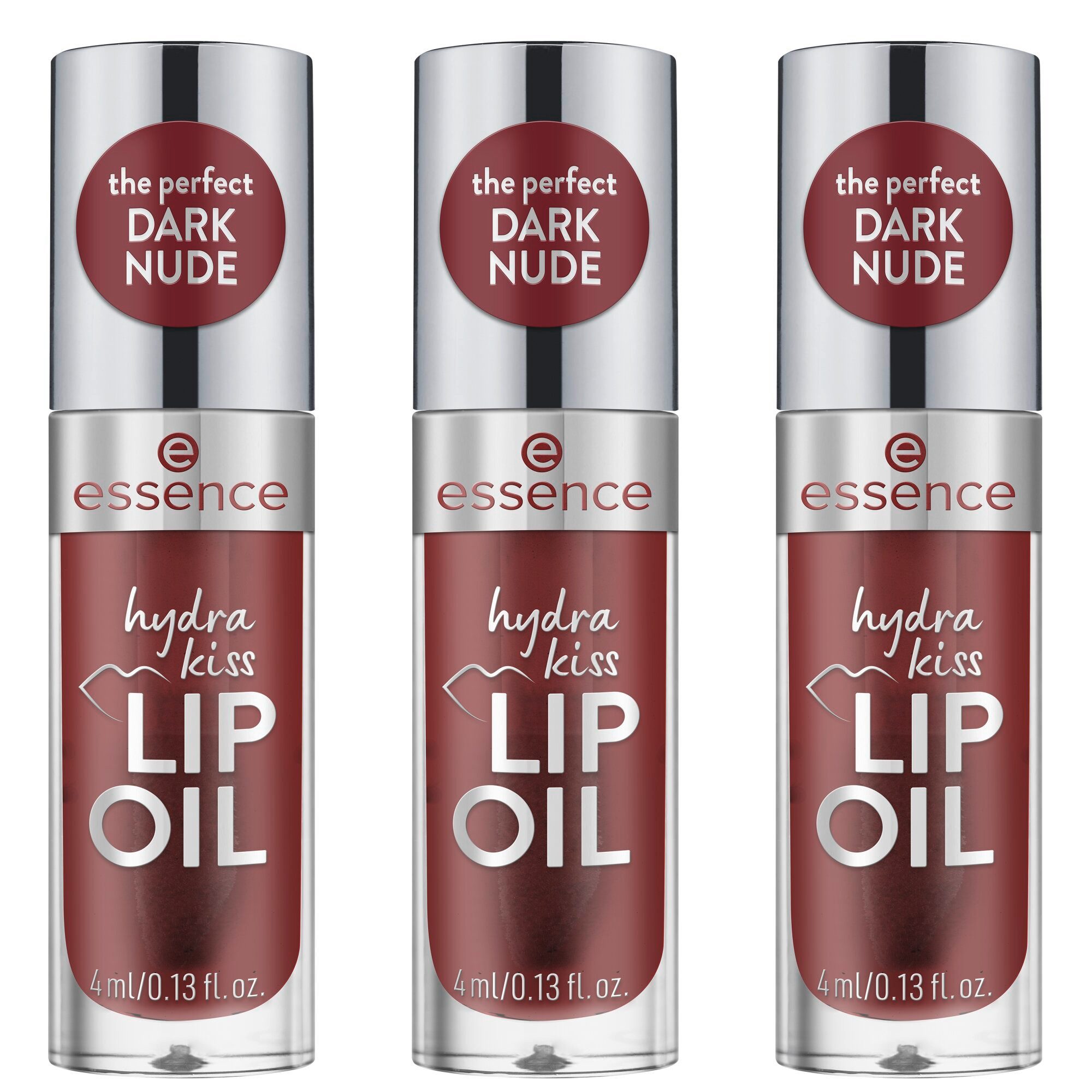 Essence Lipgloss HYDRA KISS LIP OIL, 3-tlg., mit hochglänzendem Finish