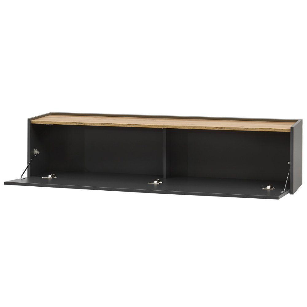 Lomadox Hängeschrank CRISP-61 Wotan Eiche Nb. 150/35/30 cm
