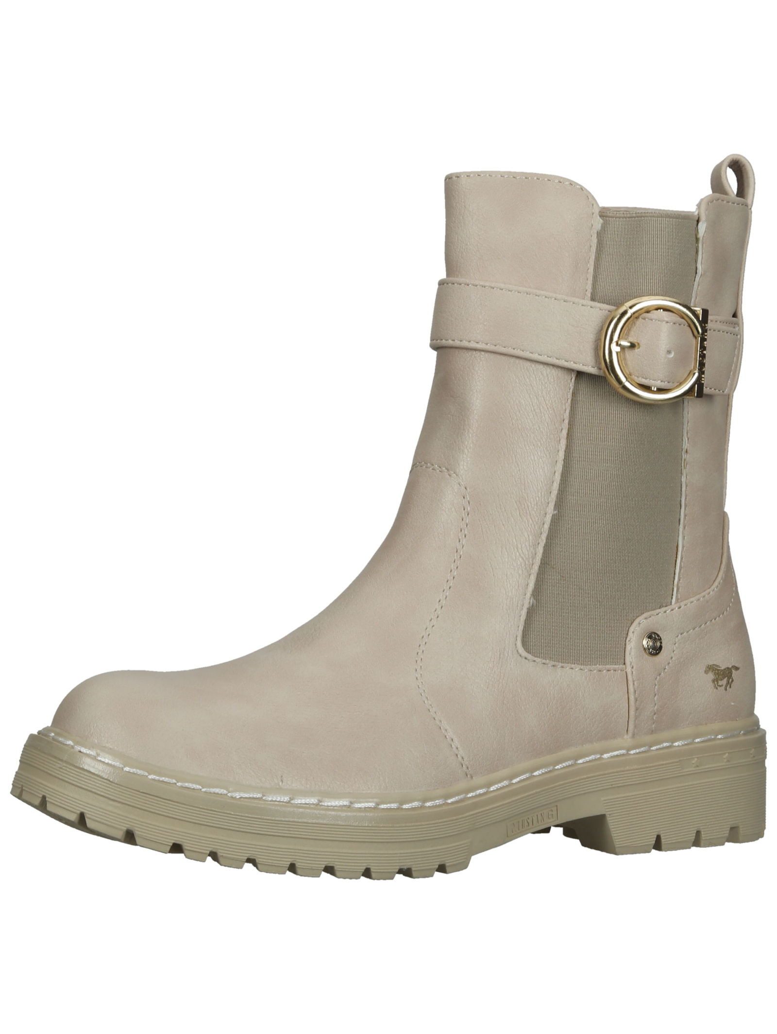 MUSTANG Stiefelette Lederimitat . Schnürstiefelette