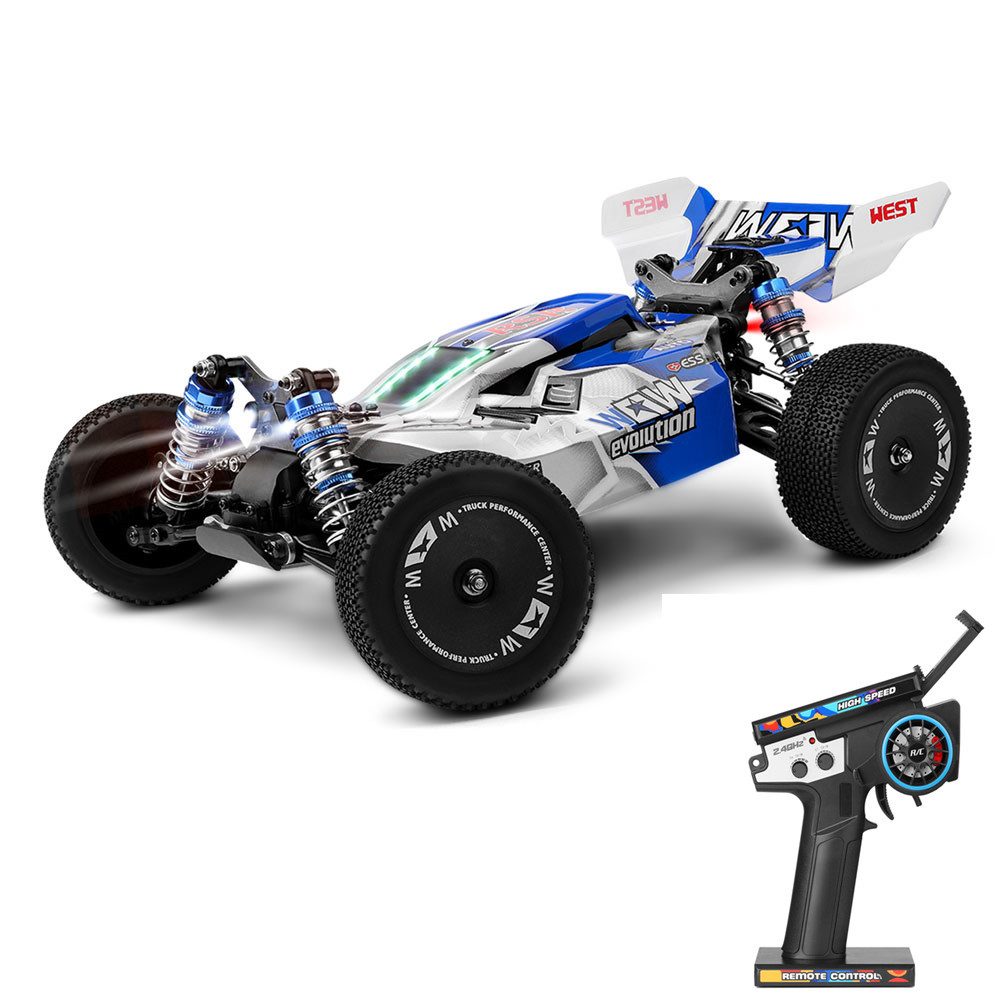 Insma RC-Auto 2,4GHz Ferngesteuertes Auto 4WD 65km/h 1:14, Offroad RC drift Metallchassis Ferngesteuerte Truck mit 1 Akku