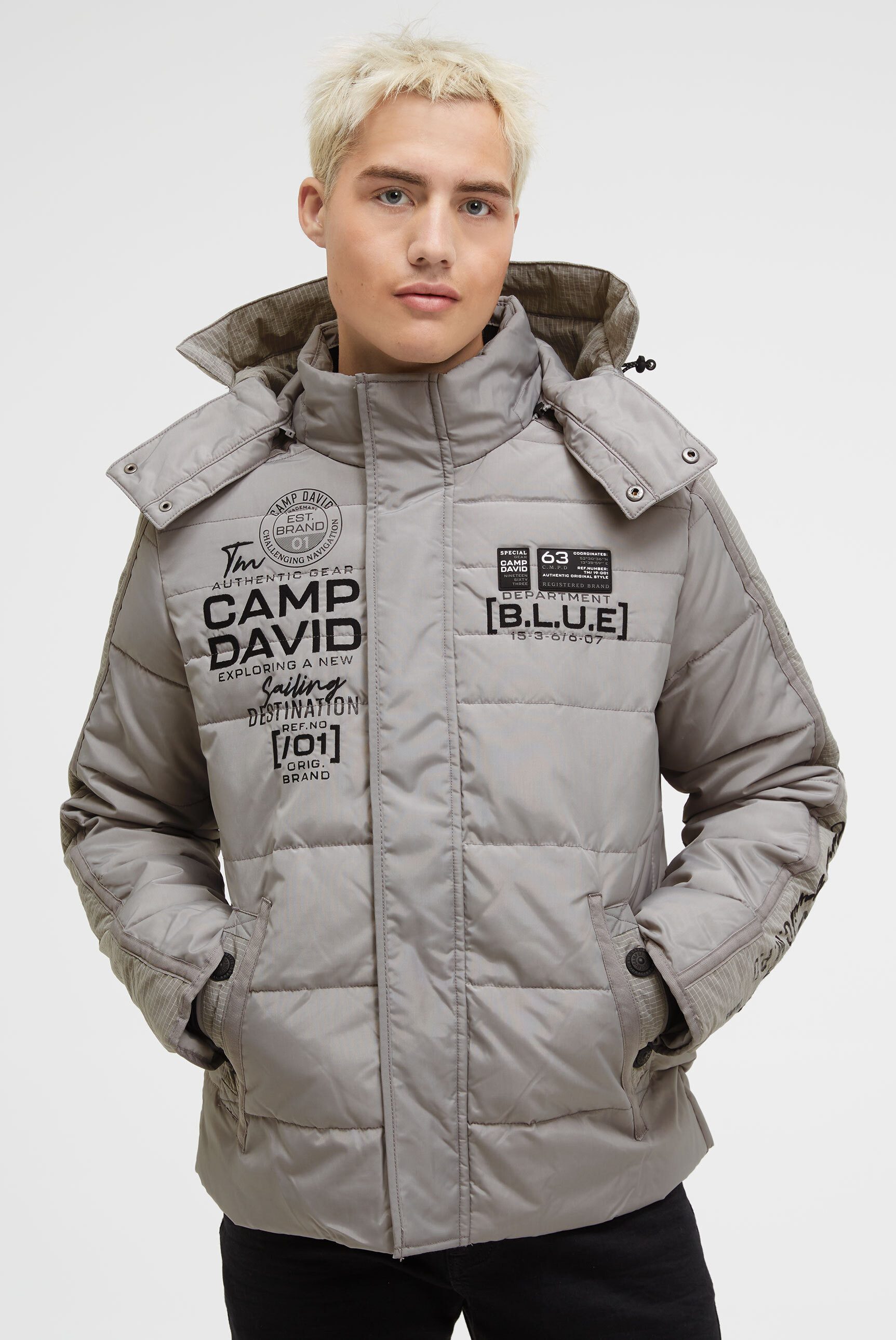 CAMP DAVID Winterjacke mit abtrennbarer Kapuze günstig online kaufen