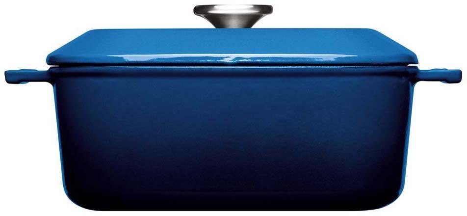 WOLL Kasserolle Iron, Gusseisen (1-tlg), 24x24 cm, Induktion blau
