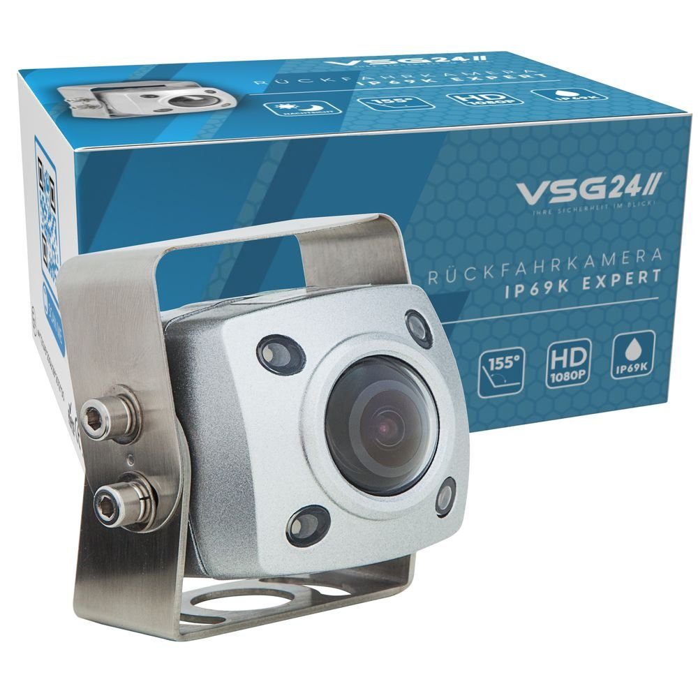 VSG24 Rückfahrkamera IP69K EXPERT & 1080P HD Auflösung - Robuste Schwerlast Rückfahrkamera (155° Blickwinkel für LKW, Transporter, Wohnmobile & Landmaschinen)