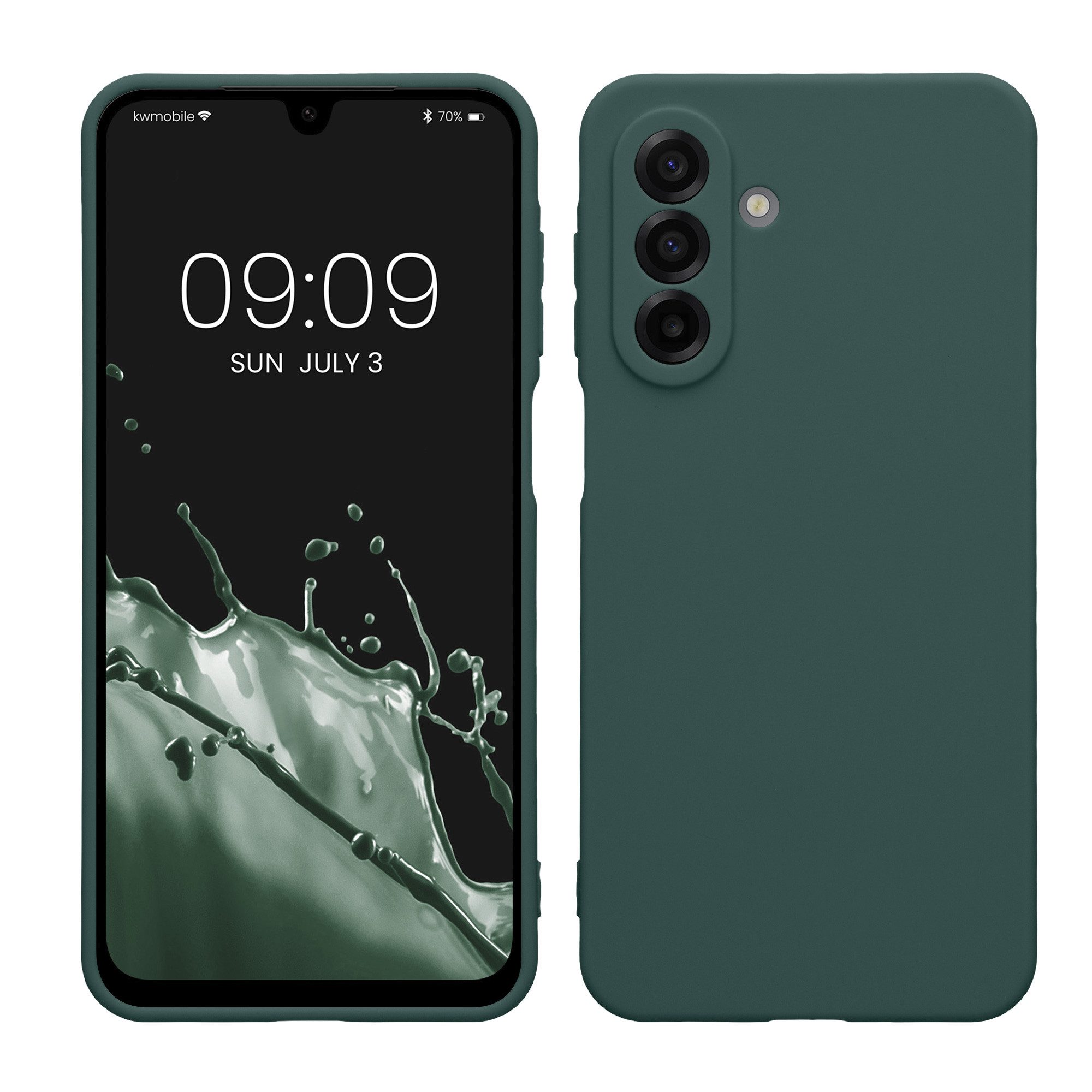kwmobile Smartphone-Hülle Handyhülle für Samsung Galaxy A17 4G / 5G Hülle, Weiches Handy Silikon Case - Schutzhülle Cover