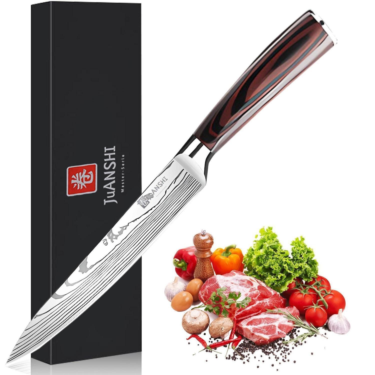 LuxusKollektion Fleischmesser Profi Fleischmesser 20cm Edelstahl scharf