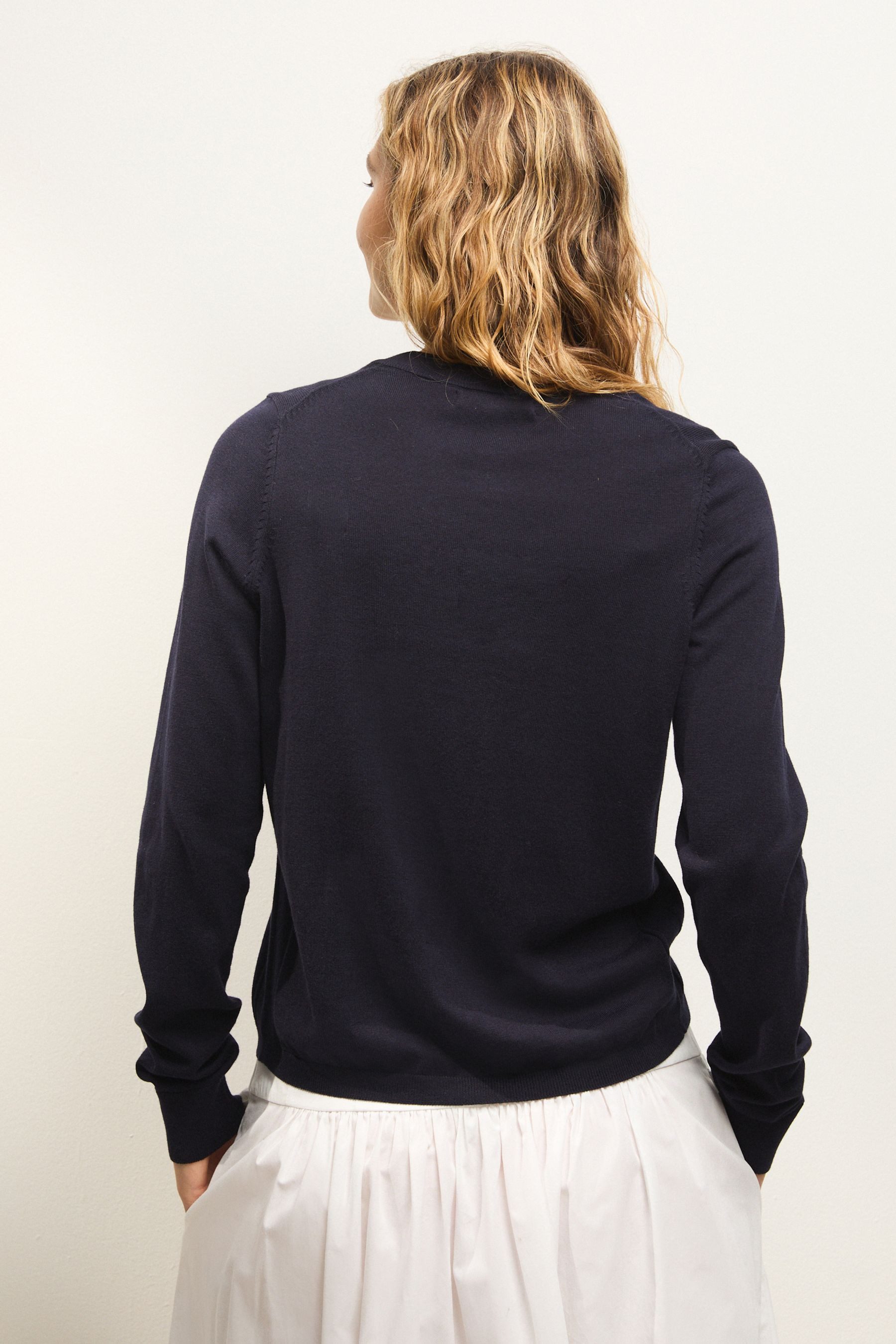 Next Strickjacke Weiche Strickjacke mit Fronttasche und Baumwolle (1-tlg) günstig online kaufen