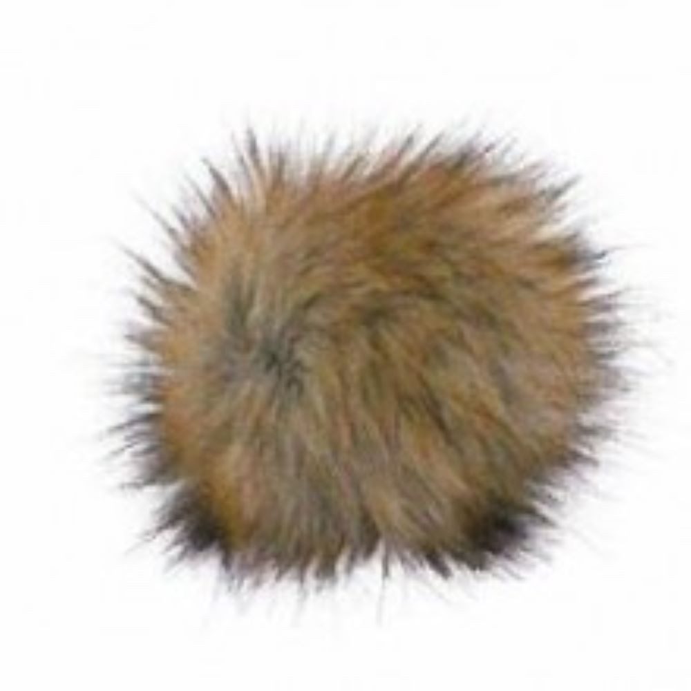 Pro Lana Bommelmütze Fell Pompon mit Druckknopf Durchmesser 10 cm günstig online kaufen